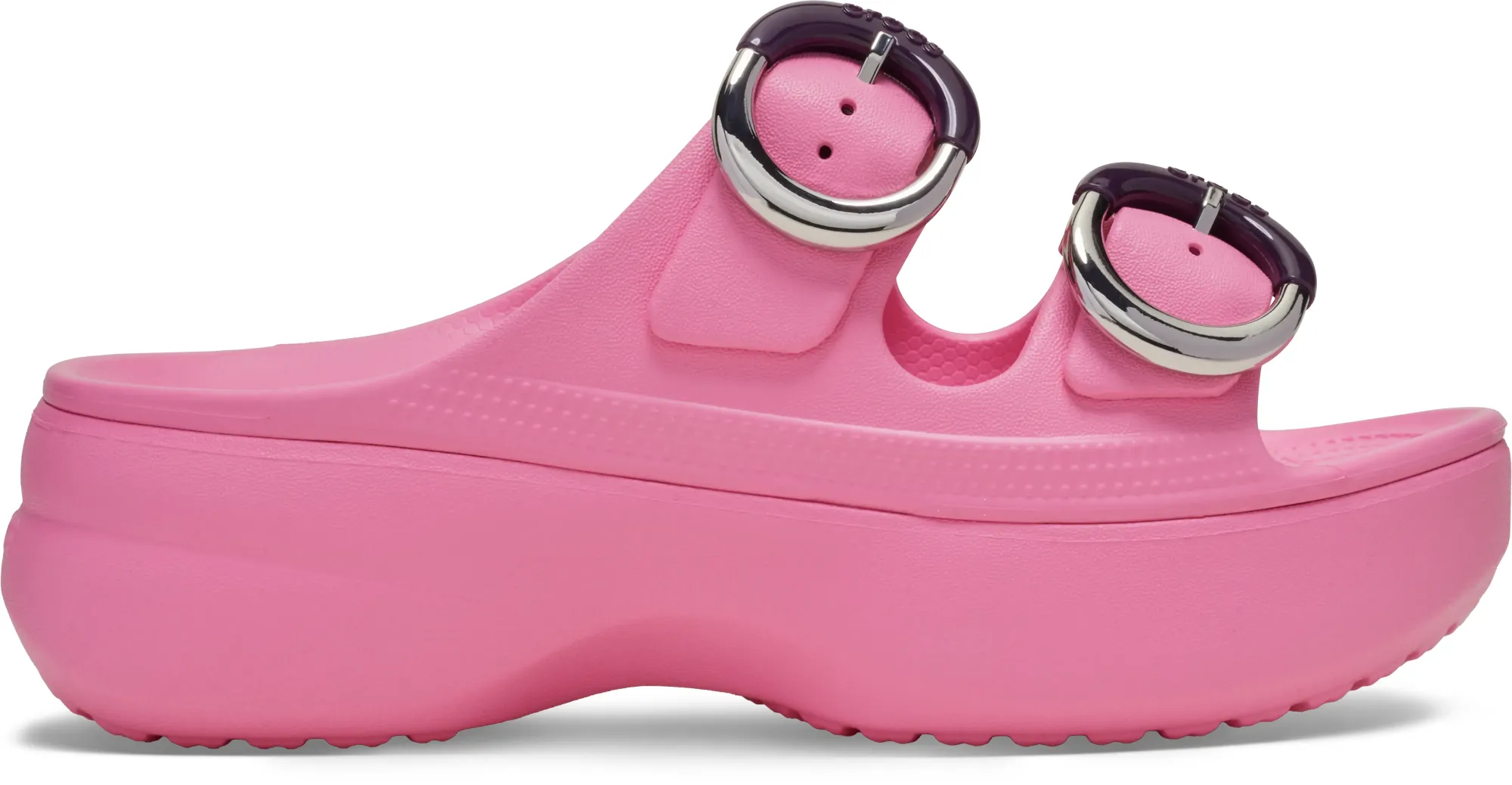 Crocs | Women | Saturday Platform Dipped Buckle | Sandals | Pink Lemonade | 3