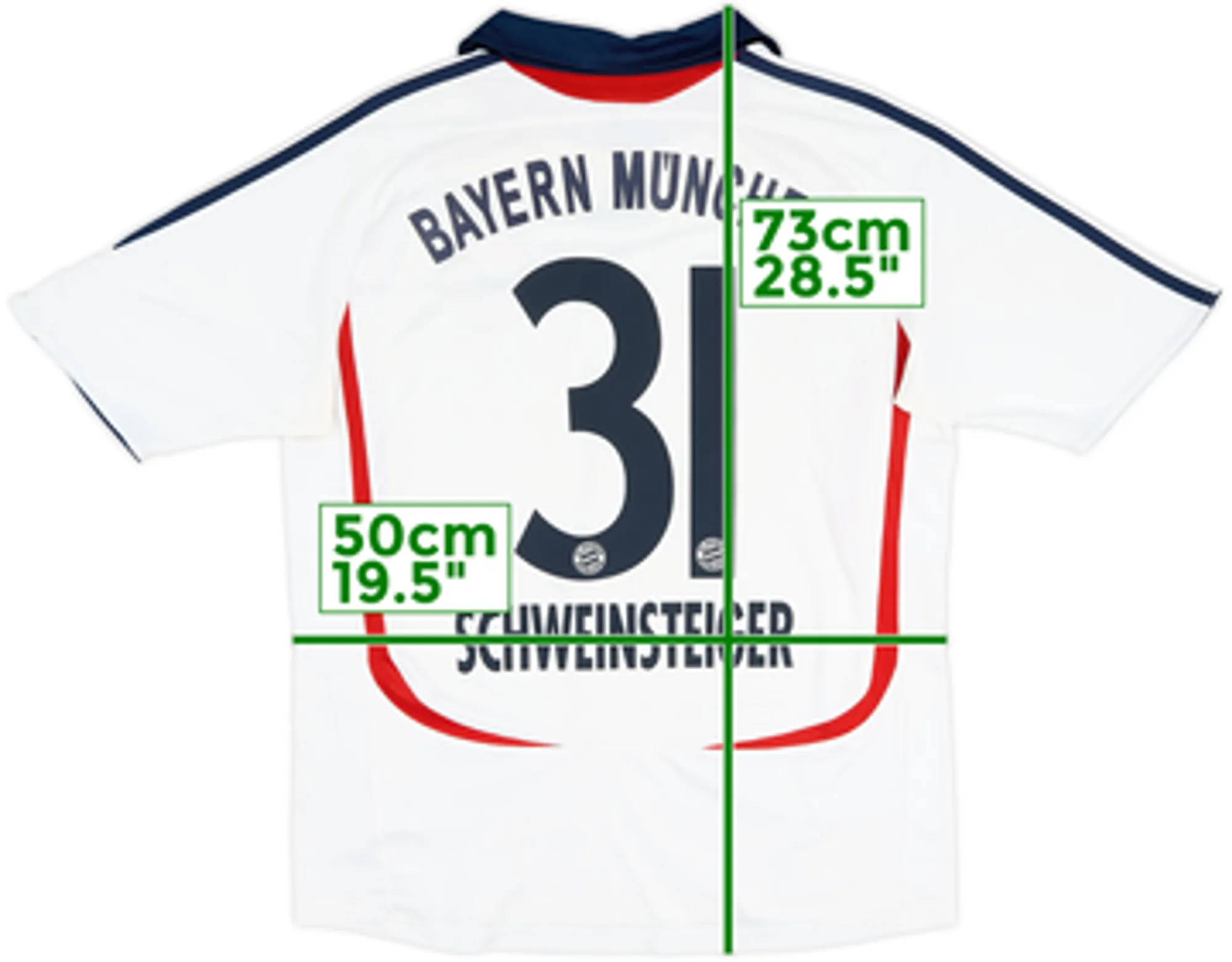 2006-07 Bayern Munich Away Shirt Schweinsteiger #31 - 6/10 - (XL.Boys)