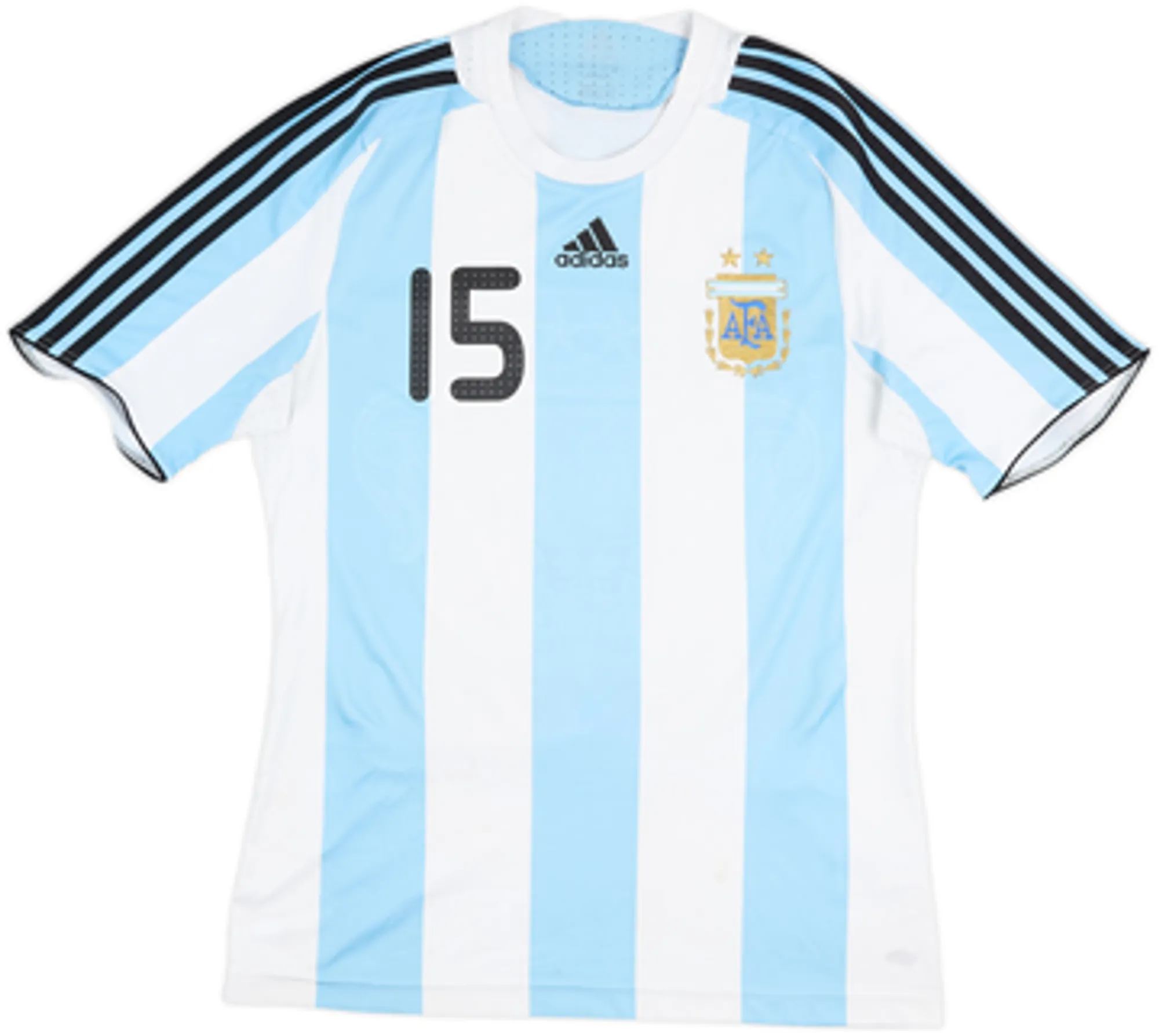 2007-09 Argentina Home Shirt Messi #15 - 6/10 - (L)