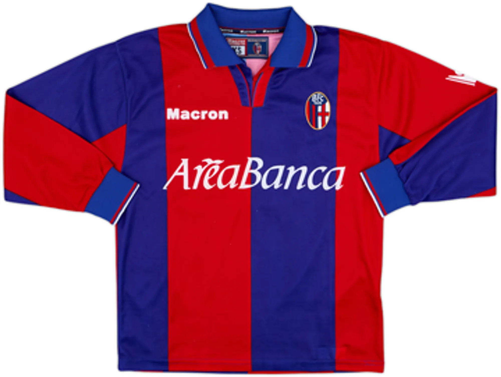 2001-02 Bologna Signed Home L/S Shirt Zauli #30 - 8/10 - (XS)