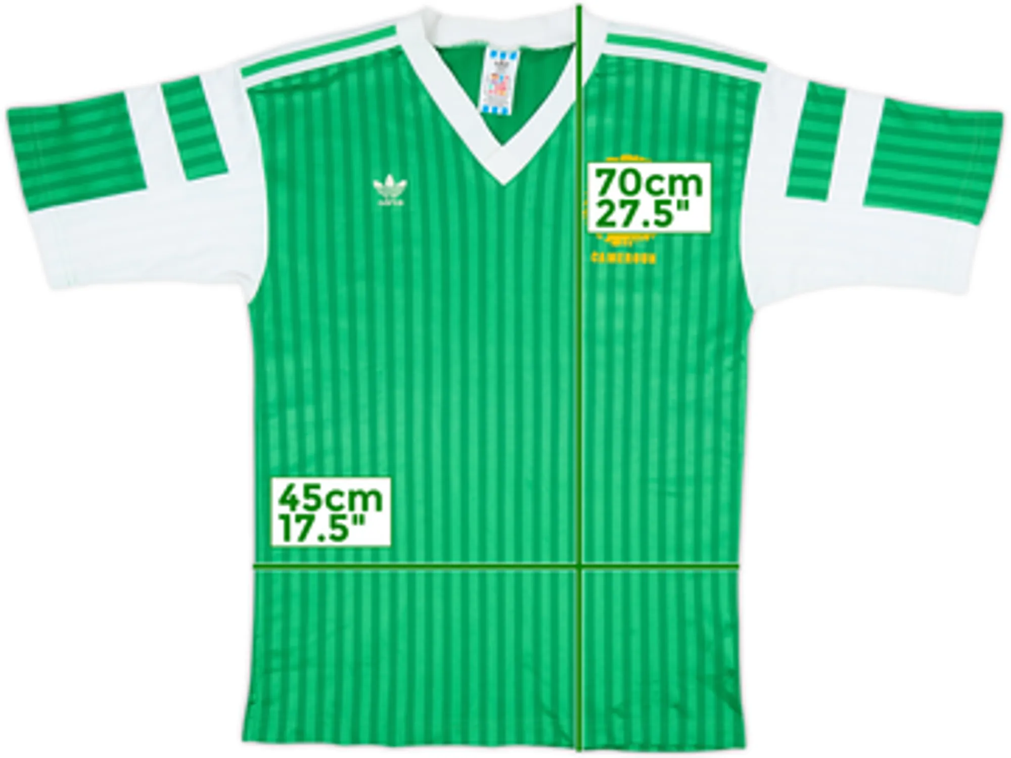 1990-92 Cameroon Home Shirt - 7/10 - (M/L)
