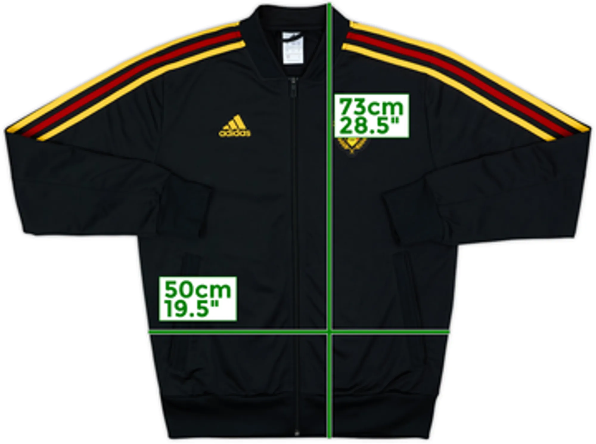 2018-19 Belgium adidas Track Jacket - 8/10 - (M)