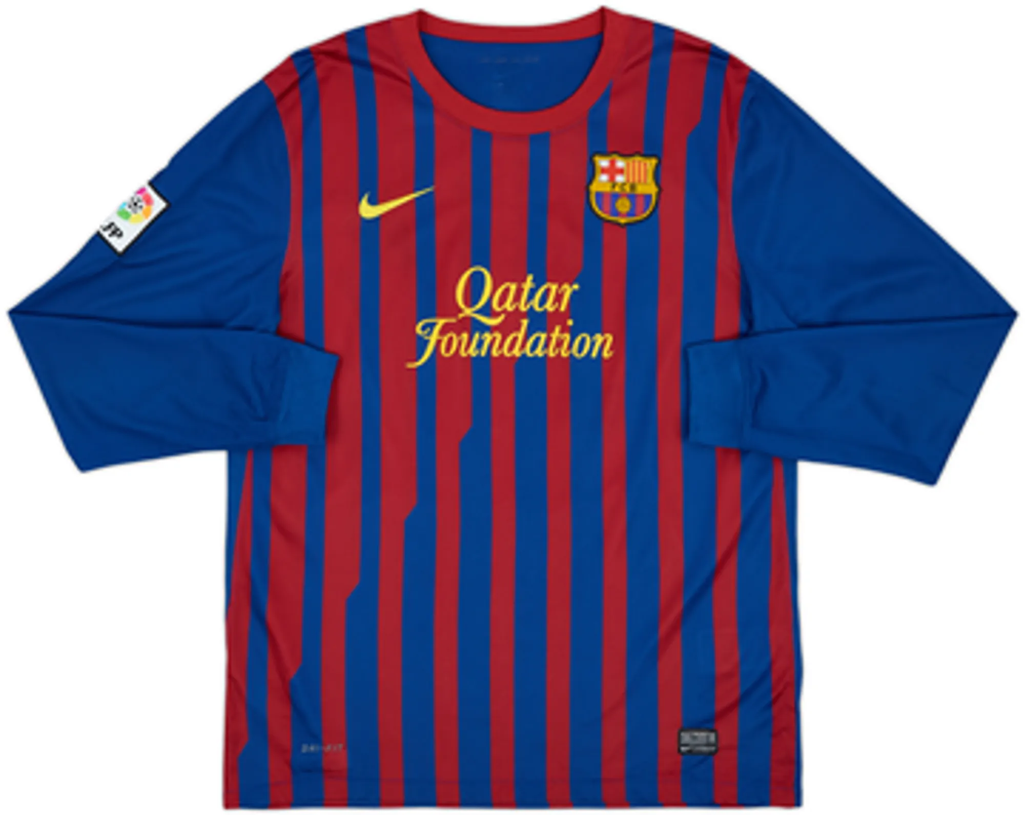 2011-12 Barcelona Home L/S Shirt Messi #10 - 8/10 - (L)