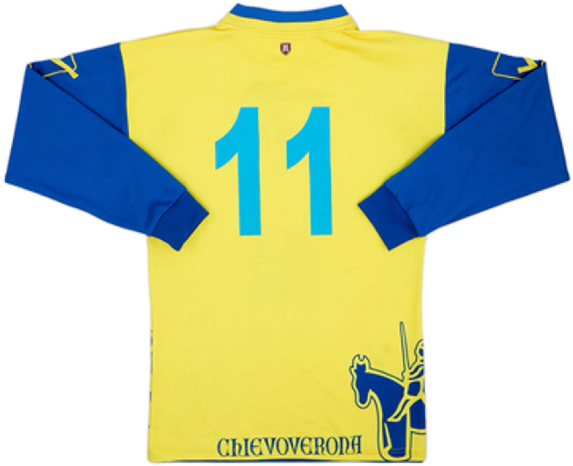 2011-12 Chievo Verona Home L/S Shirt #11 - 6/10 - (M)