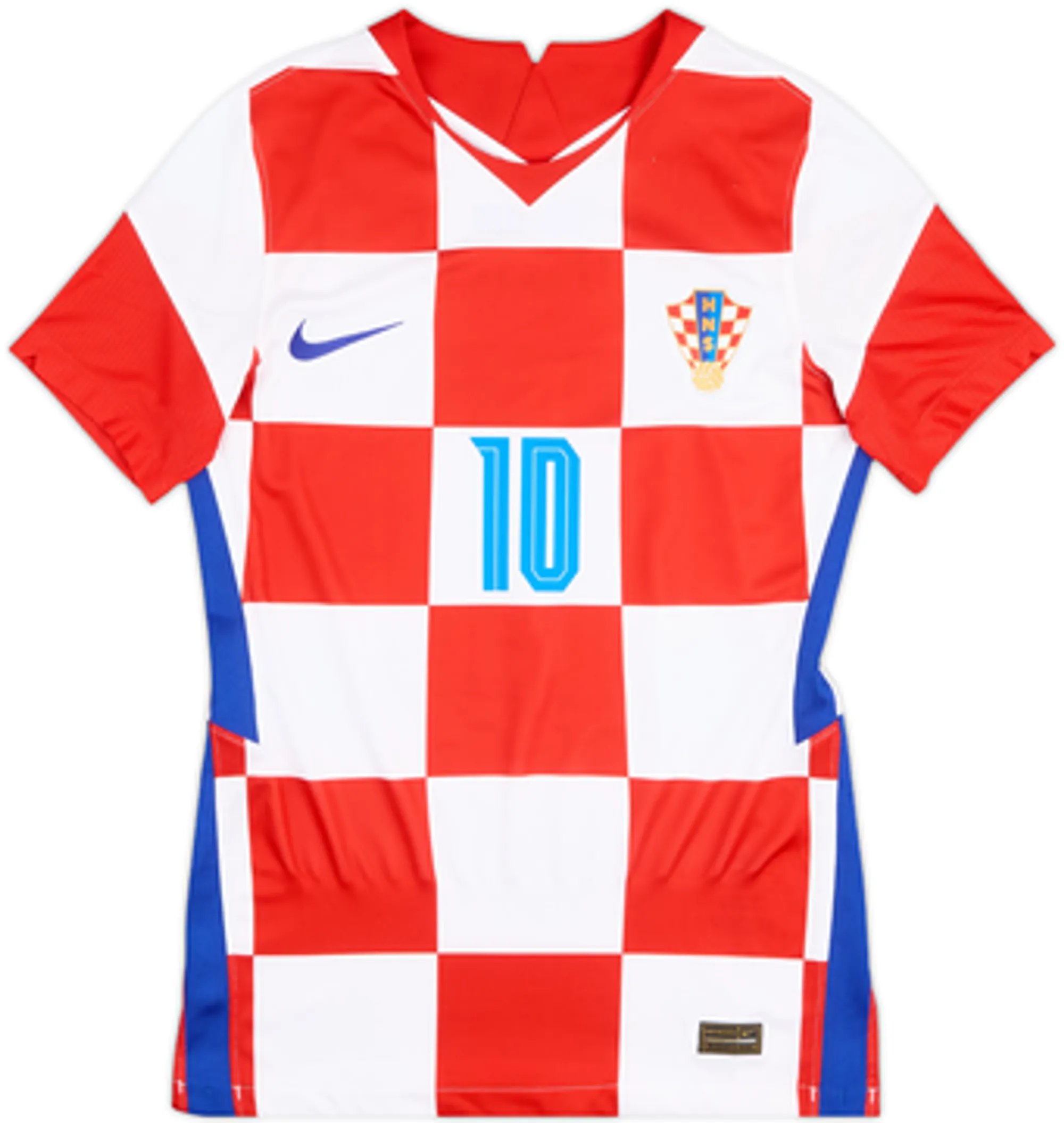 2020-21 Croatia Authentic Home Shirt Modric #10 - 9/10 - (S)