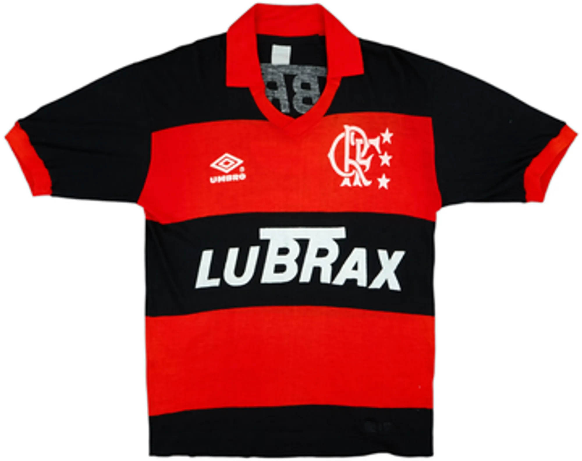1987-90 Flamengo Home Shirt #5 - 9/10 - (M)