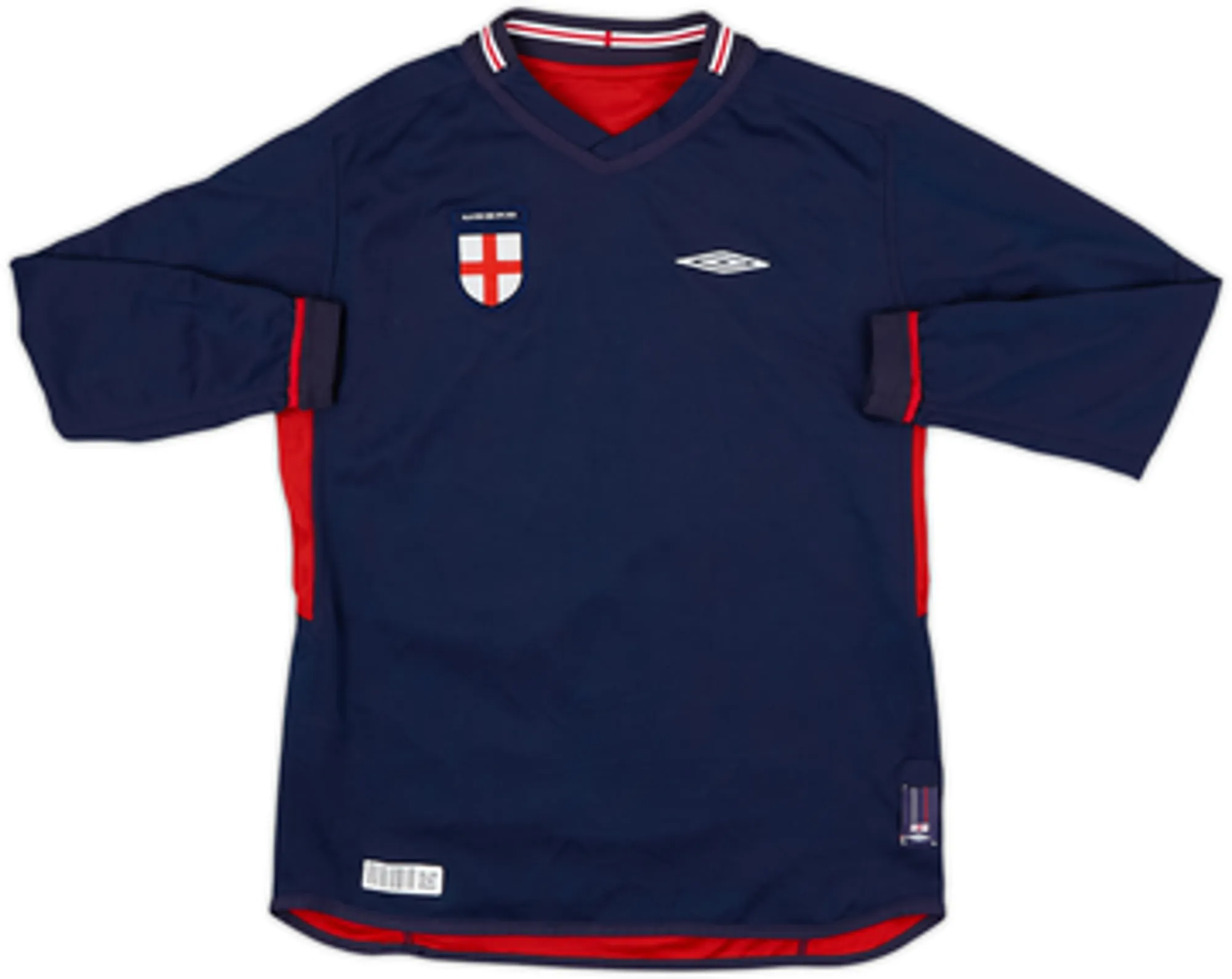 2002-04 England Away L/S Shirt - 8/10 - (L.Boys)