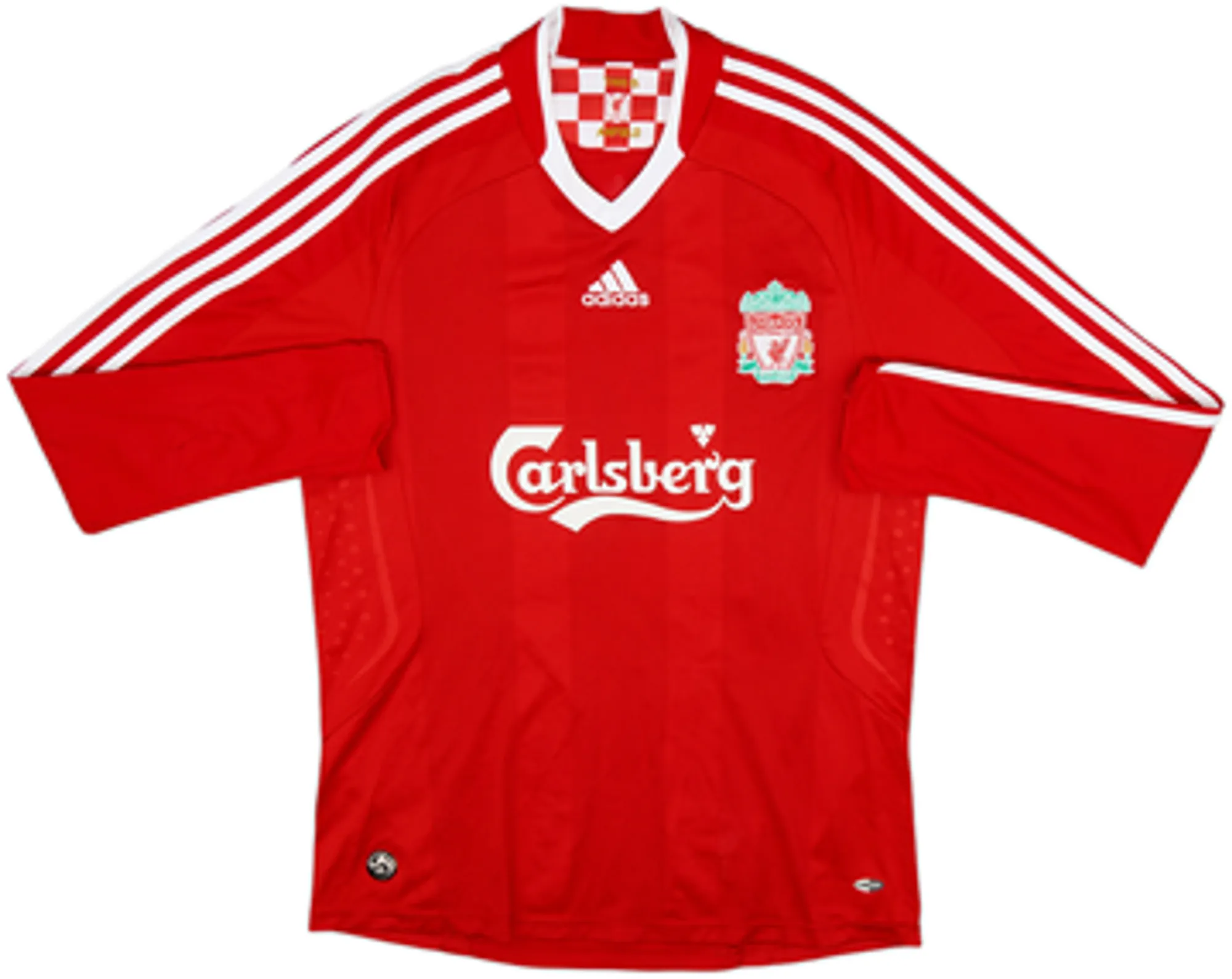 2008-10 Liverpool Home L/S Shirt Mascherano #20 - 8/10 - (M)