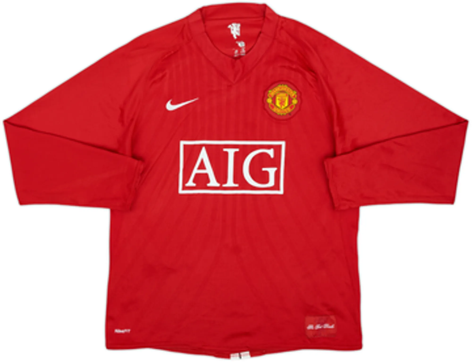2007-09 Manchester United Home L/S Shirt Ronaldo #7 - 7/10 - (M)