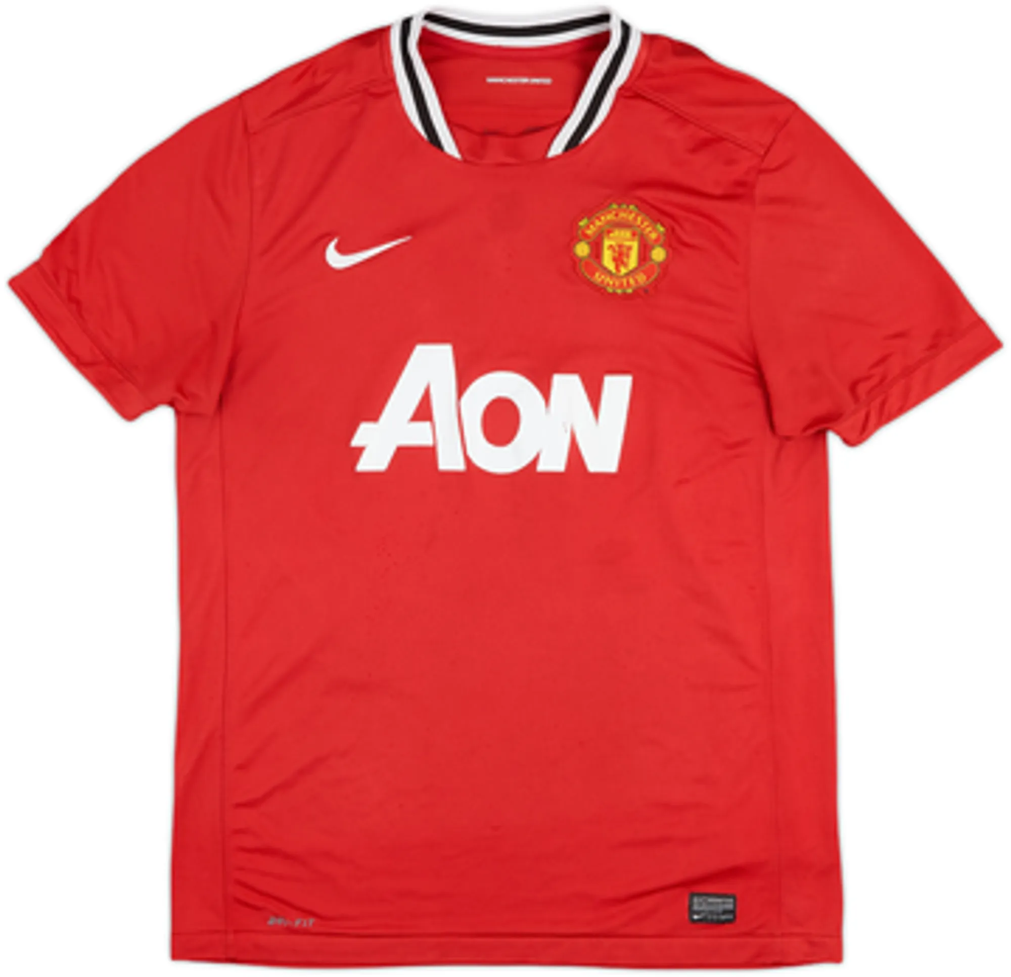 2011-12 Manchester United Home Shirt Carrick #16 - 5/10 - (L)
