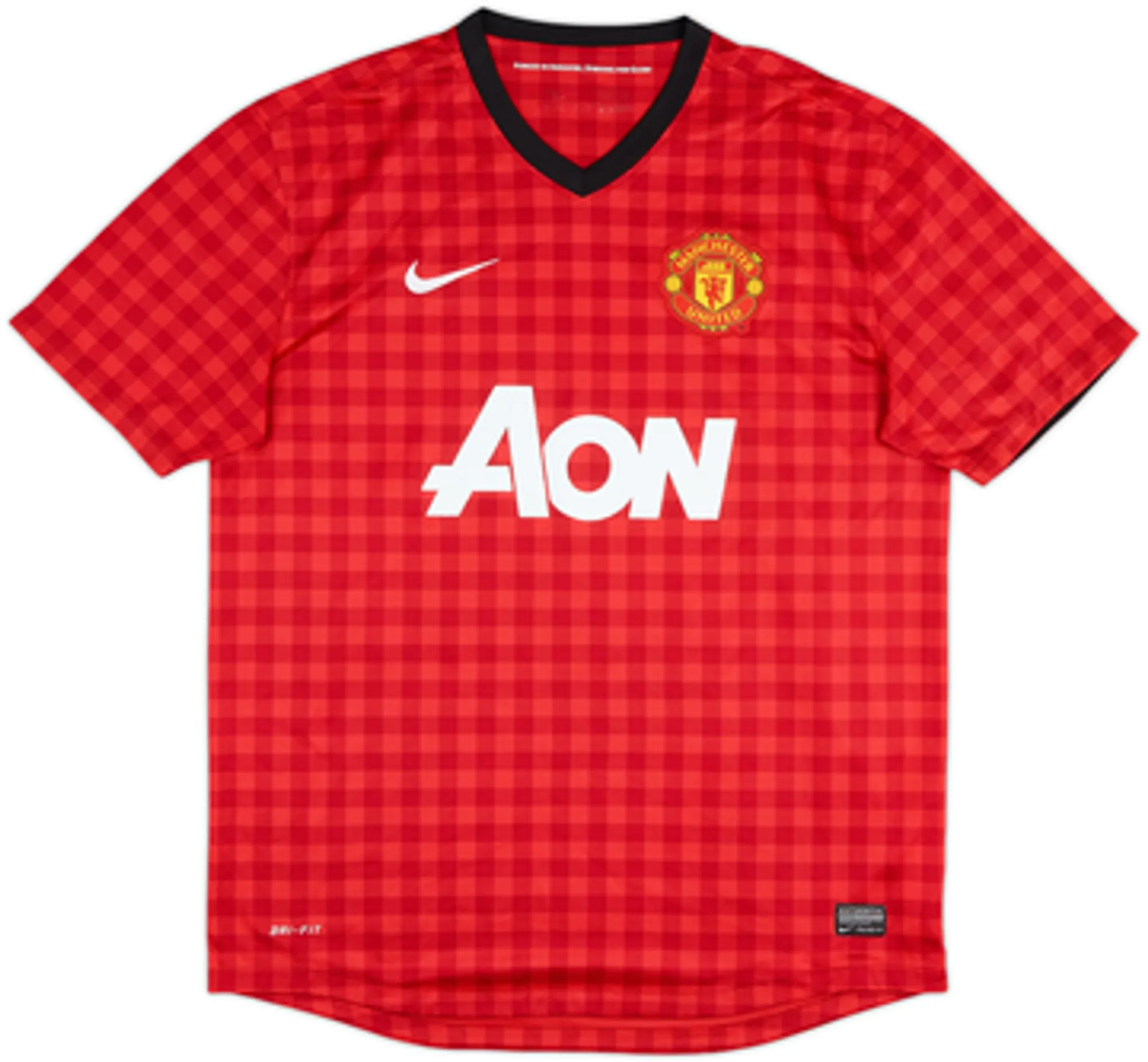 2012-13 Manchester United Home Shirt Carrick #16 - 7/10 - (L)