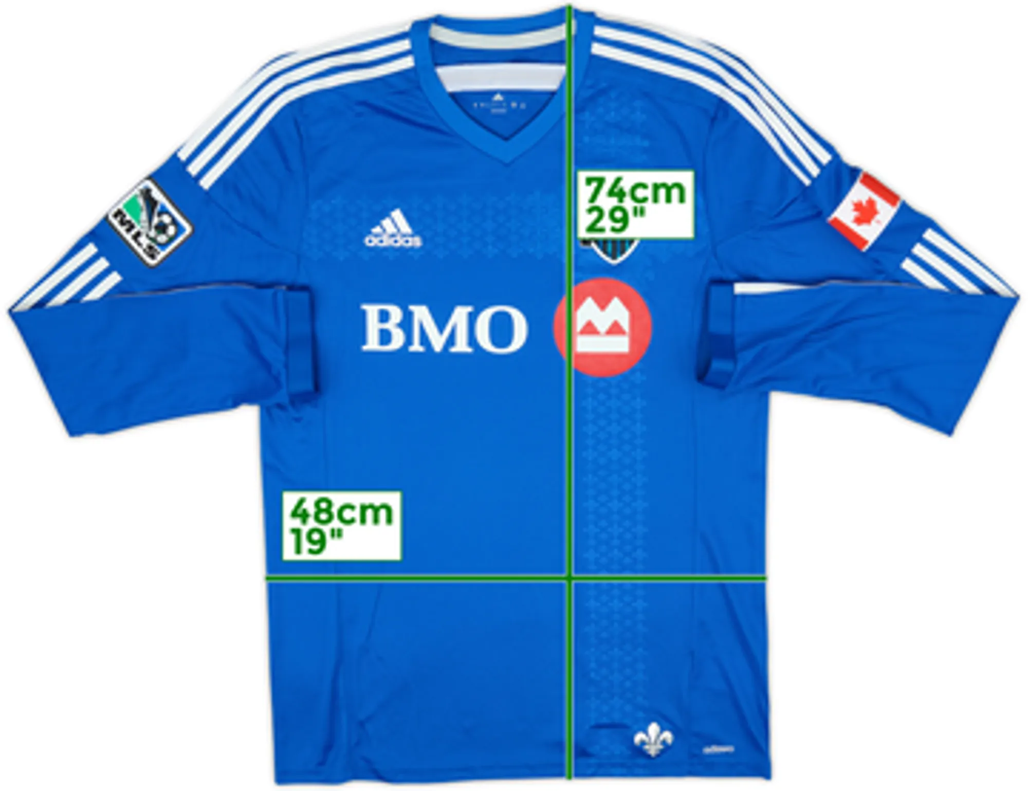 2014 Montreal Impact Home L/S Shirt - 9/10 - (L)