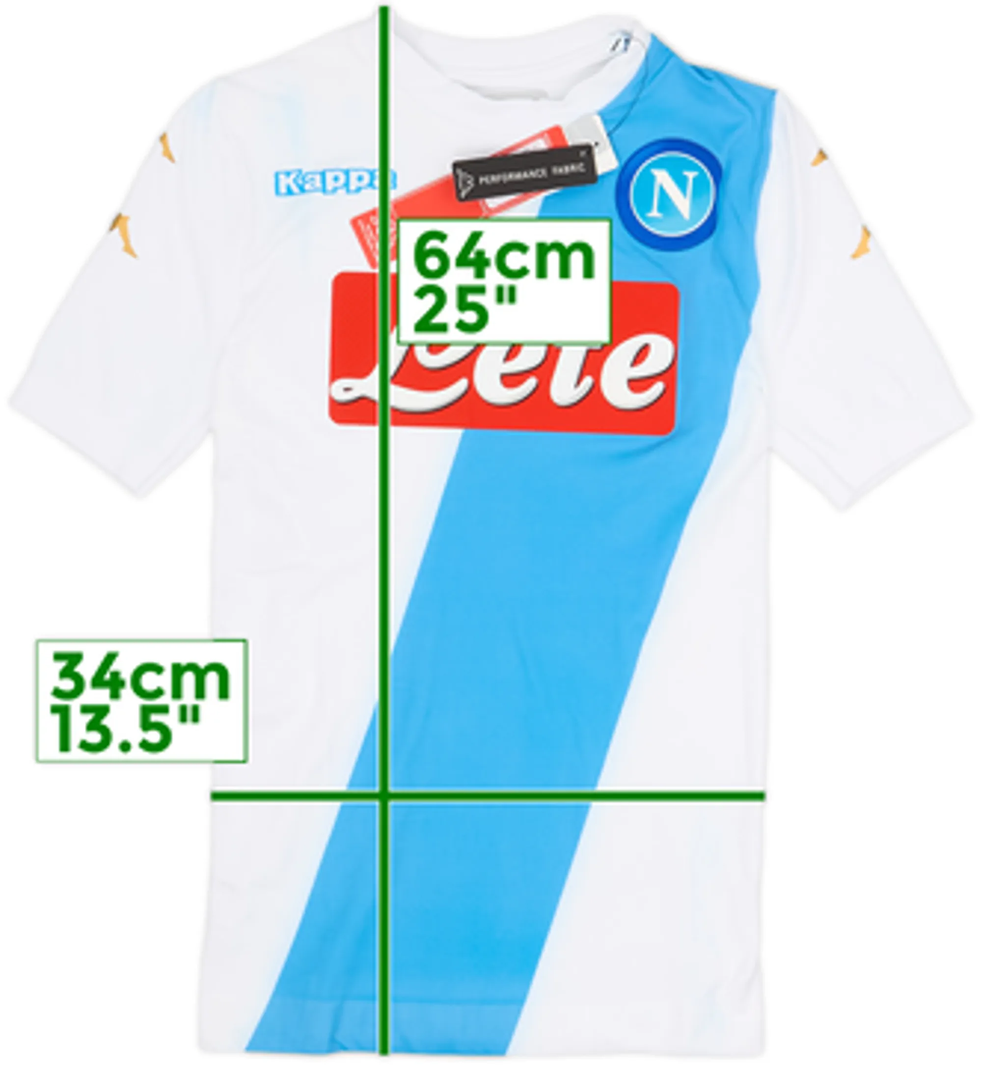 2016-17 Napoli Authentic Away Shirt (S/M)