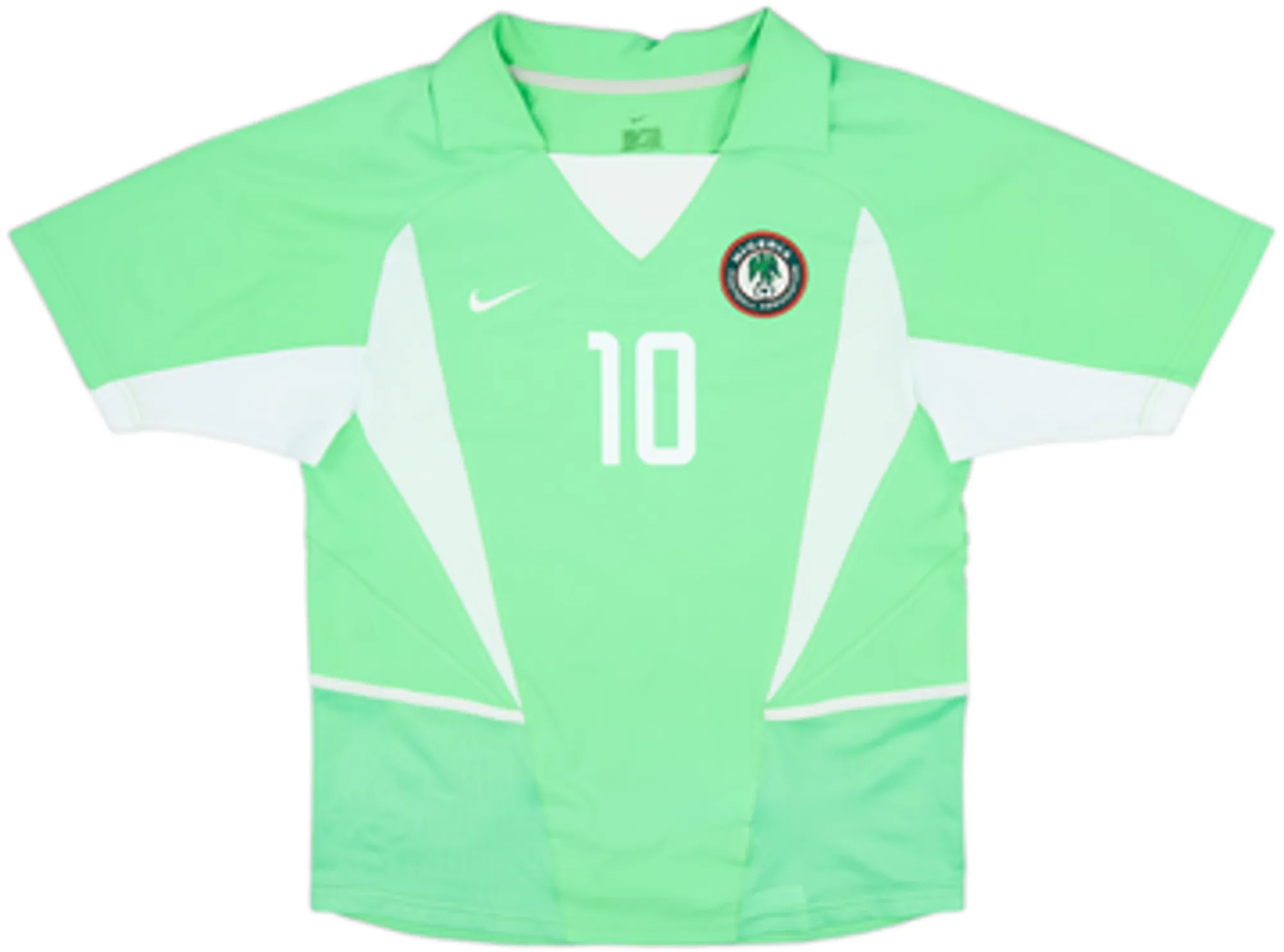 2002-04 Nigeria Home Shirt Okocha #10 - 10/10 - (S)