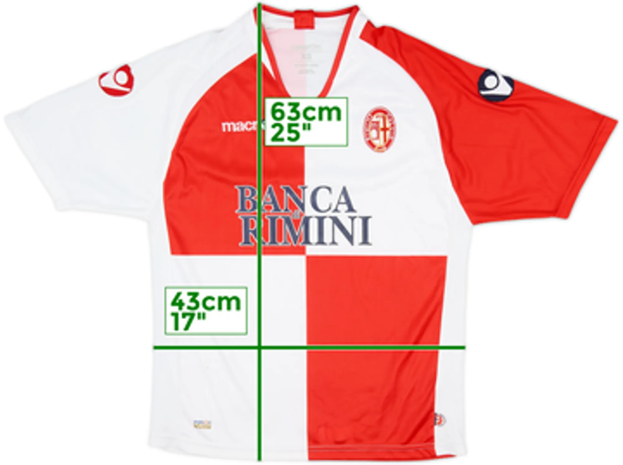 2007-08 Rimini Home Shirt - 7/10 - (XS)