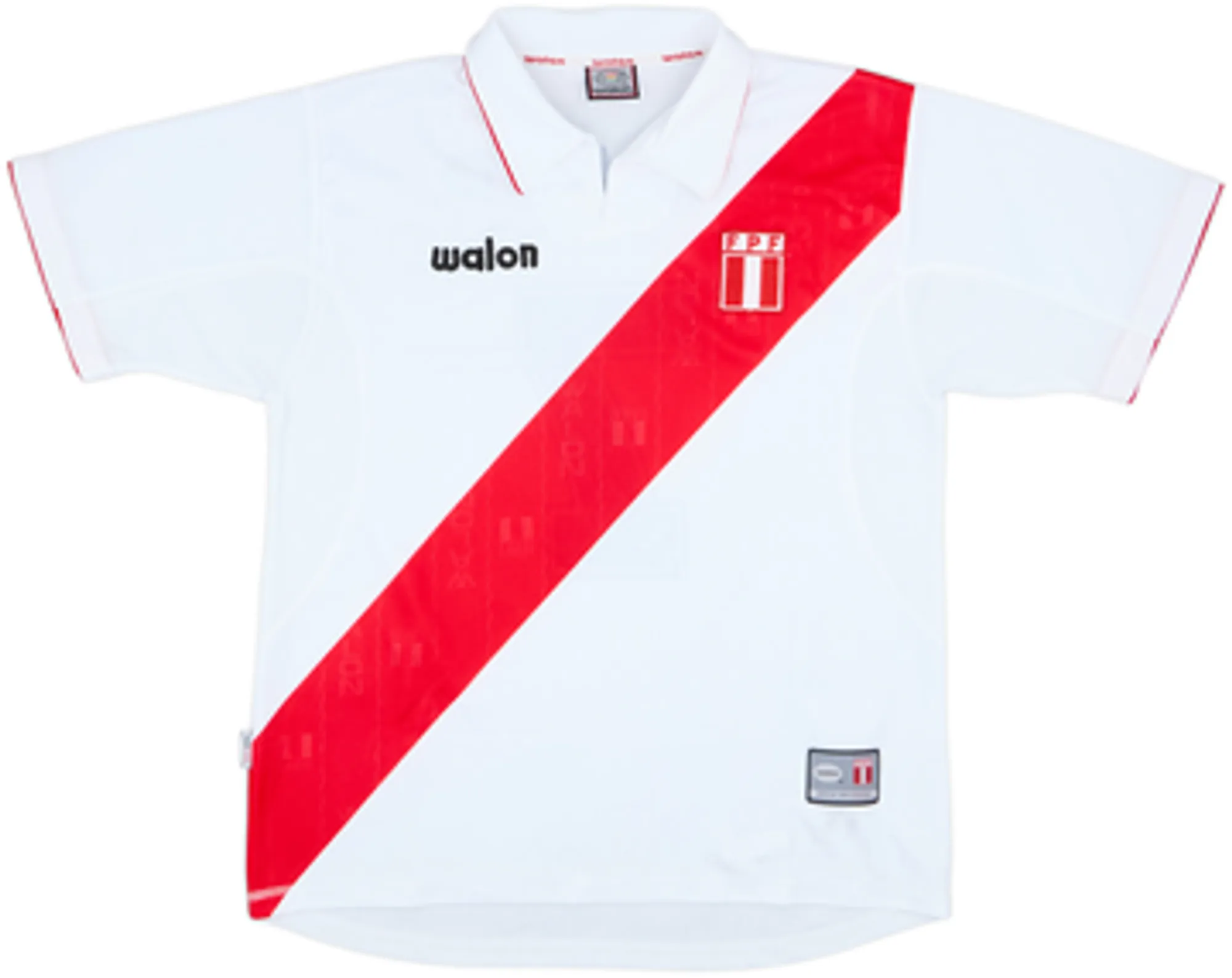 2002 Peru Home Shirt Solano #7 - 9/10 - (L)