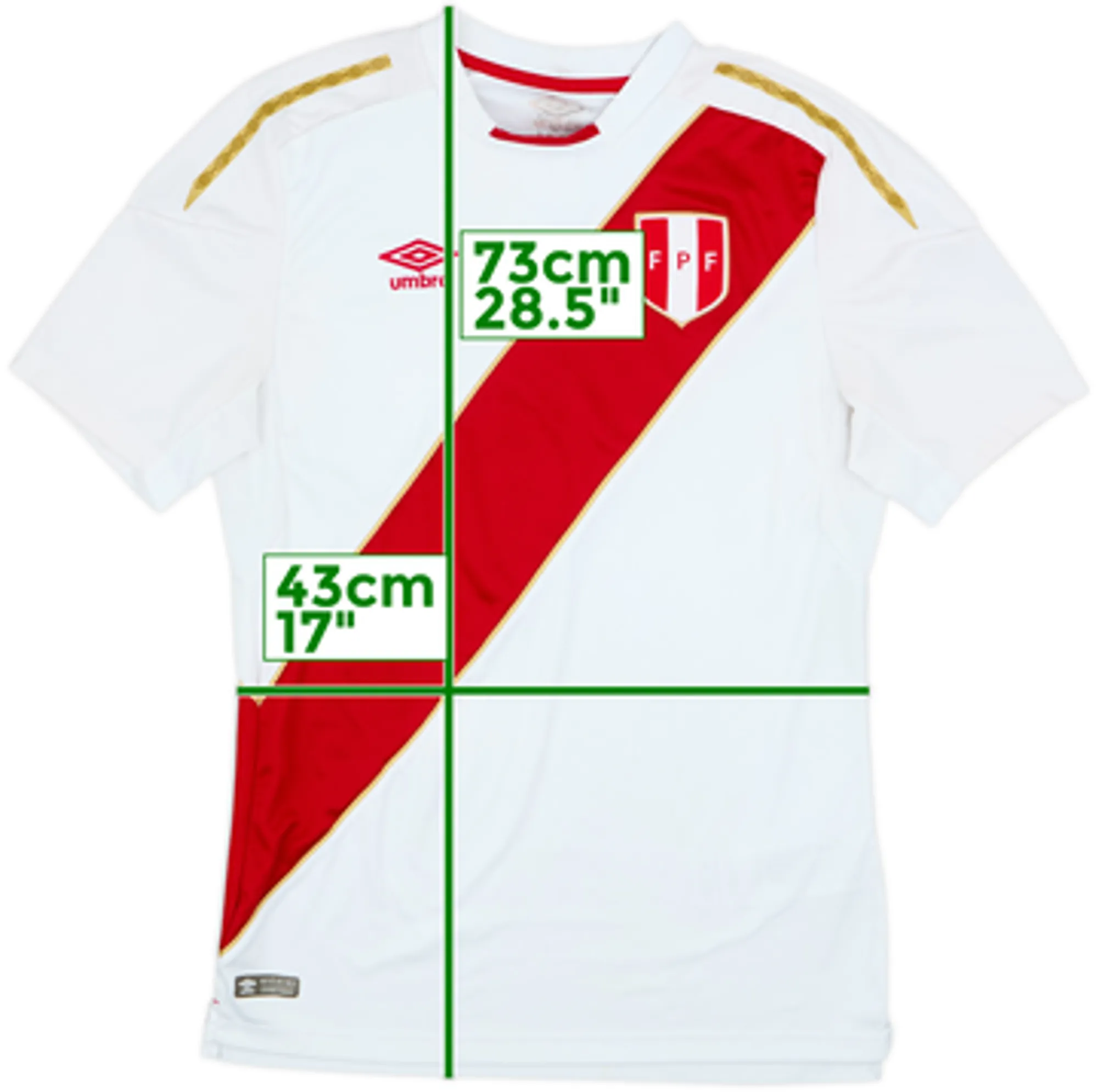 2018 Peru Home Shirt - 5/10 - (M)