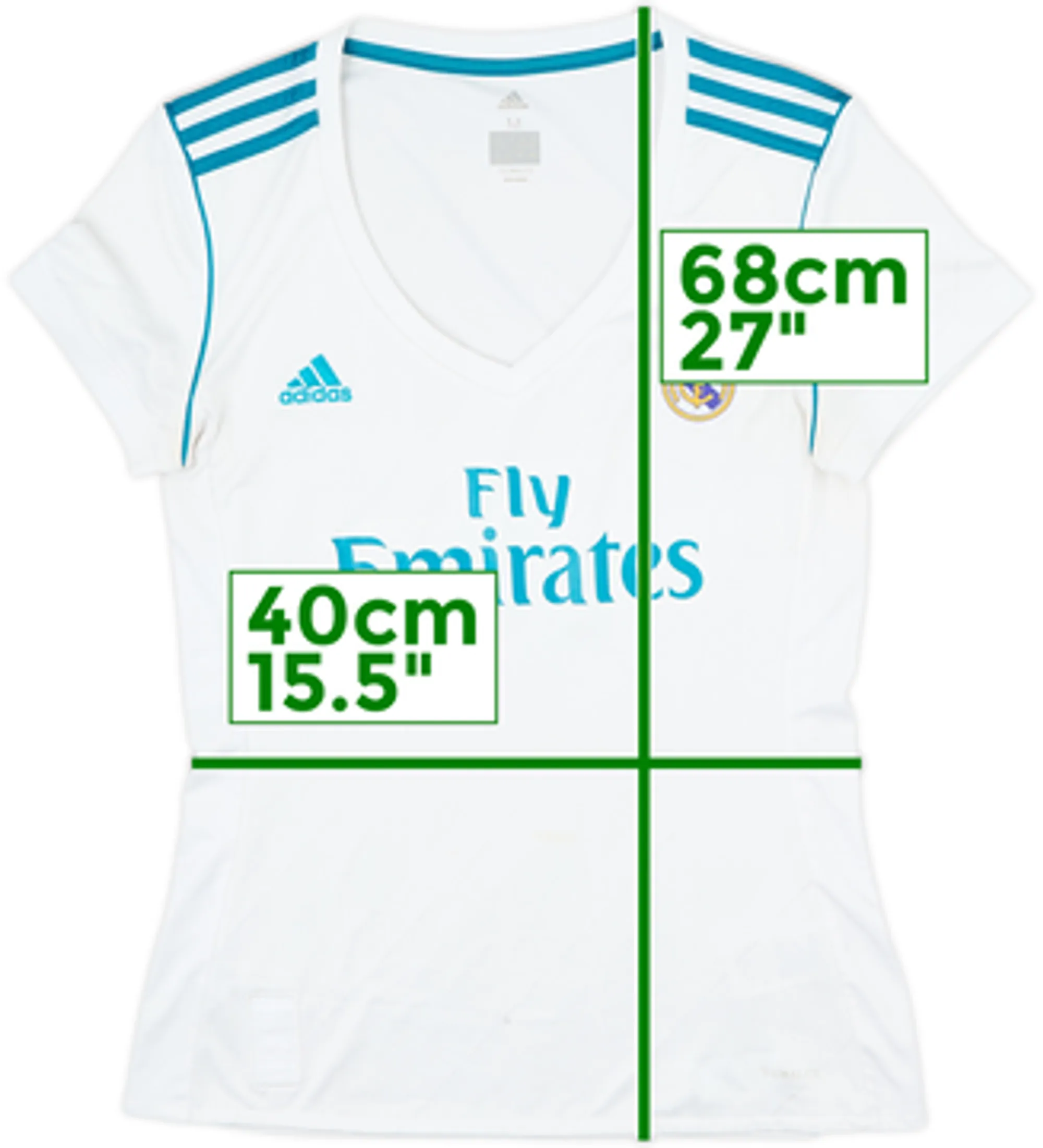 2017-18 Real Madrid Home Shirt - 6/10 - (Women's M)