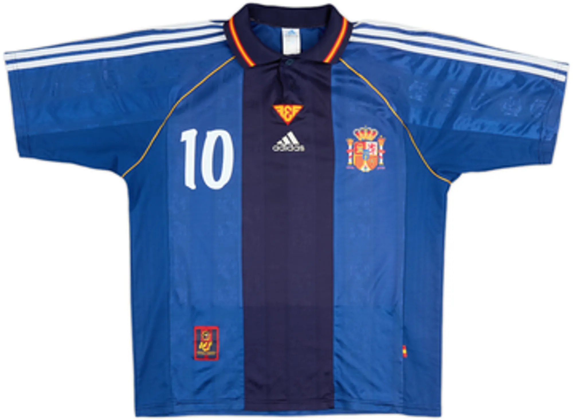 1999-00 Spain Away Shirt Raul #10 - 7/10 - (M)