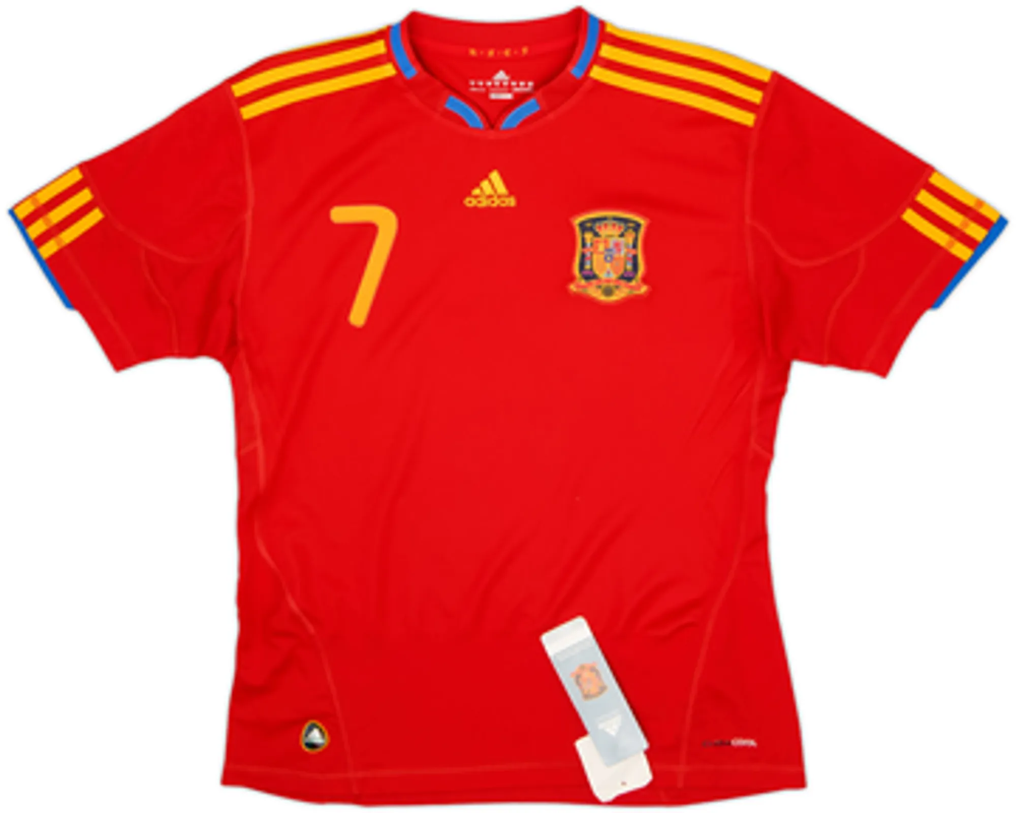 2009-10 Spain Home Shirt David Villa #7 (Women's M)