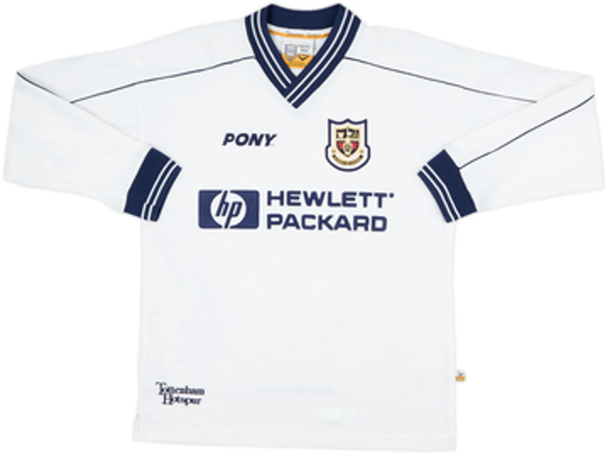 1997-99 Tottenham Home L/S Shirt Ginola #14 - 8/10 - (S)