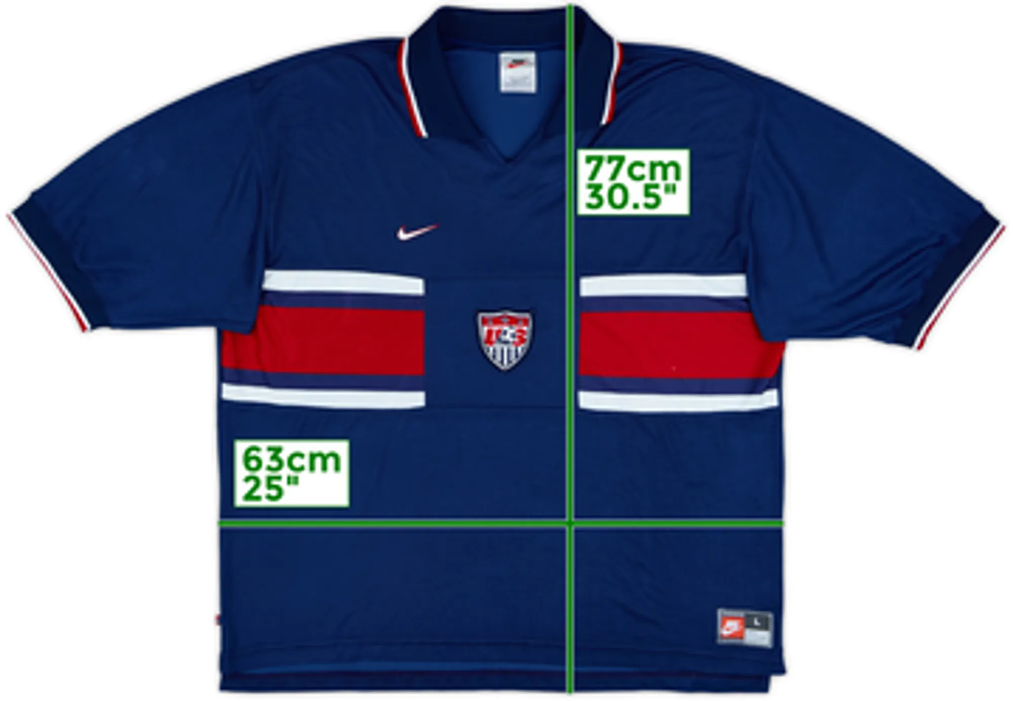 1996-98 USA Away Shirt - 7/10 - (L)