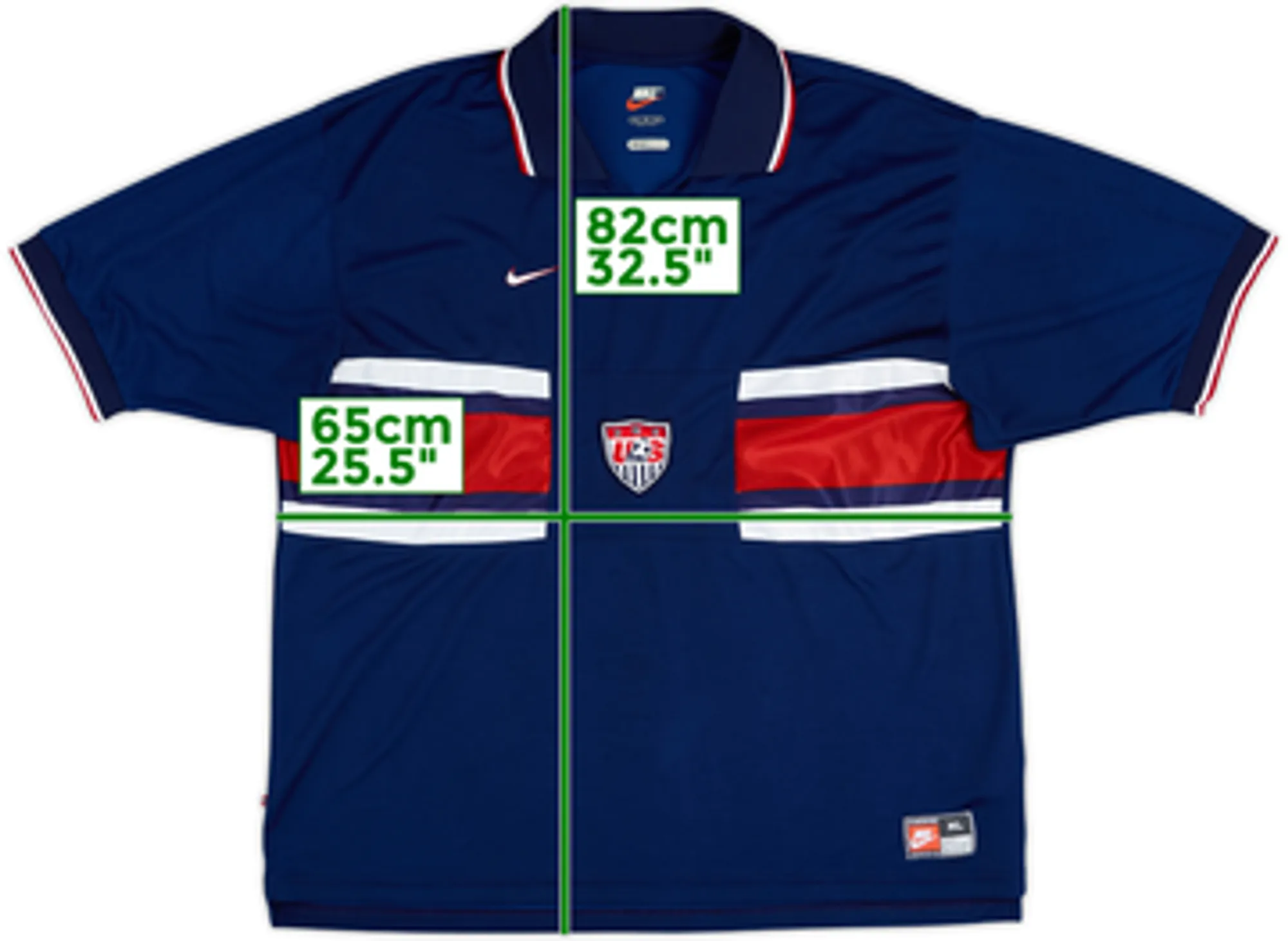 1996-98 USA Away Shirt - 6/10 - (XL)