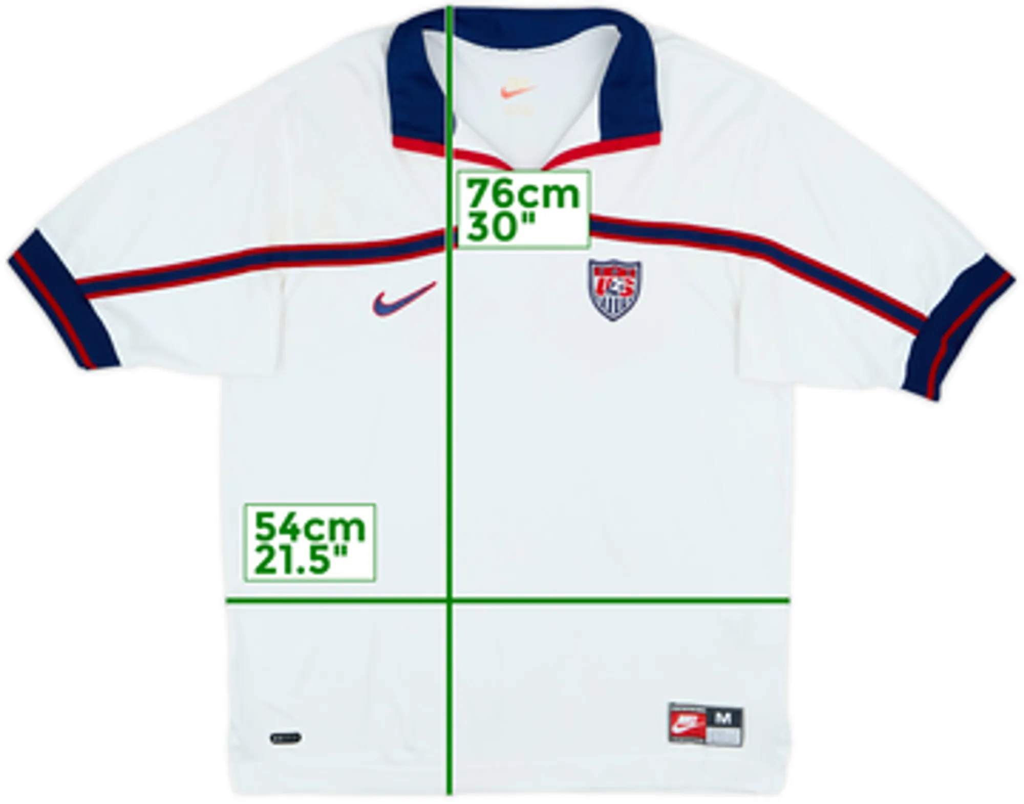 1998-99 USA Home Shirt - 7/10 - (M)
