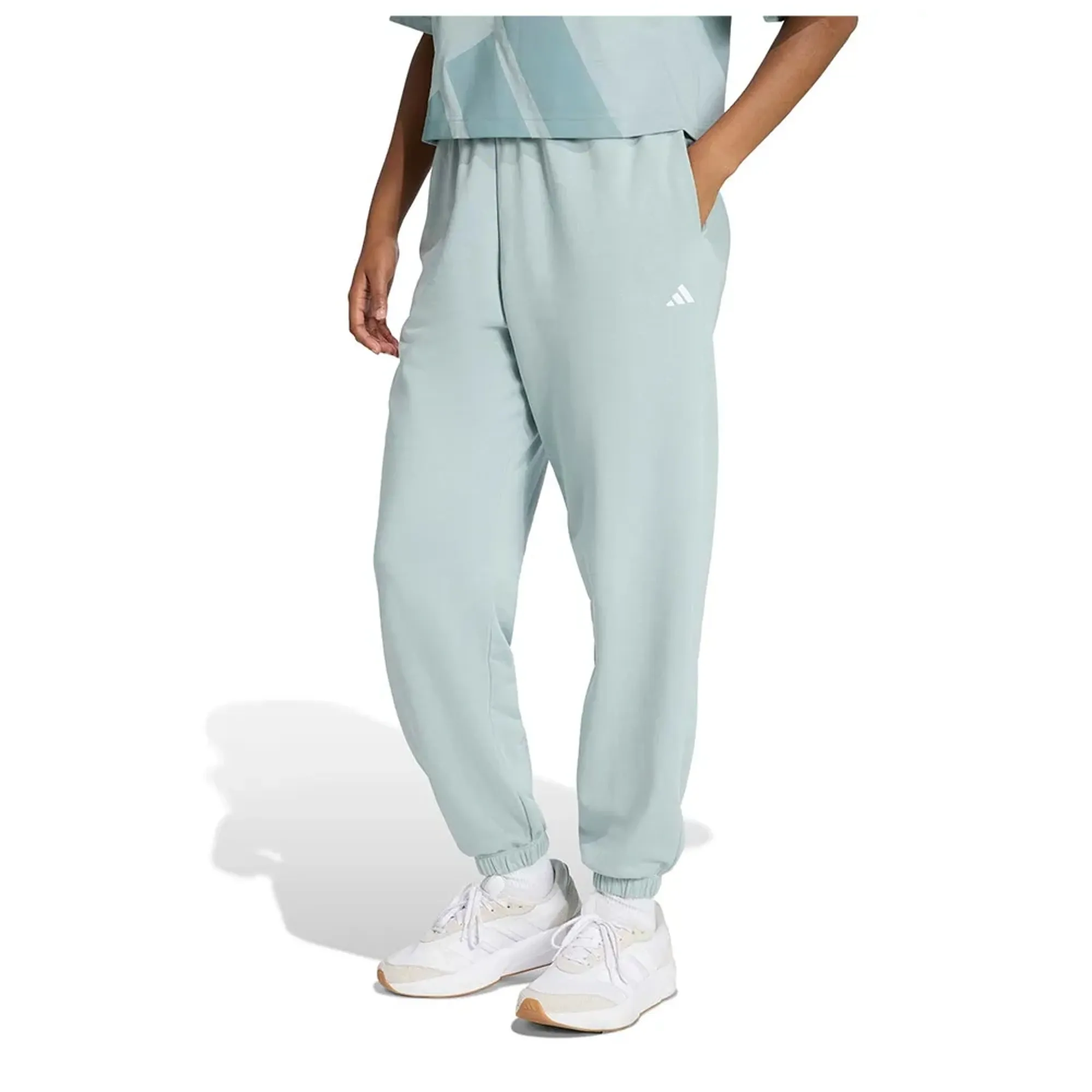 Adidas Essentials Small Logo French Terry Cuffed Joggers