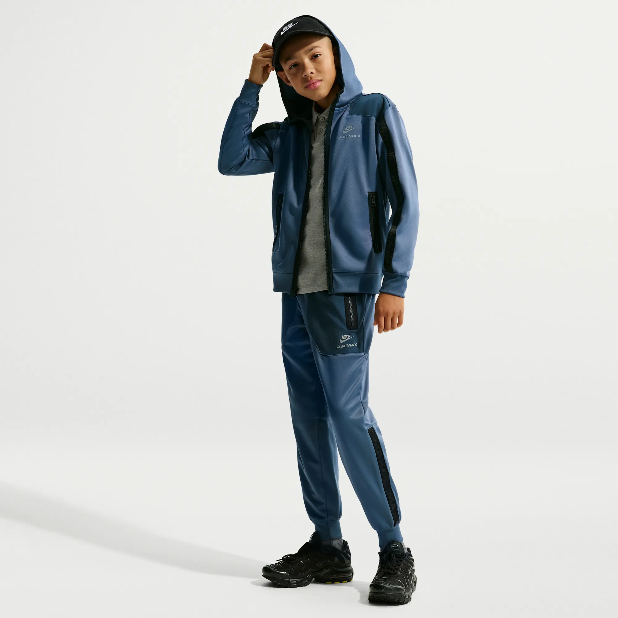 Nike Older Kids' Air Max Jogger - Blue - Polyester