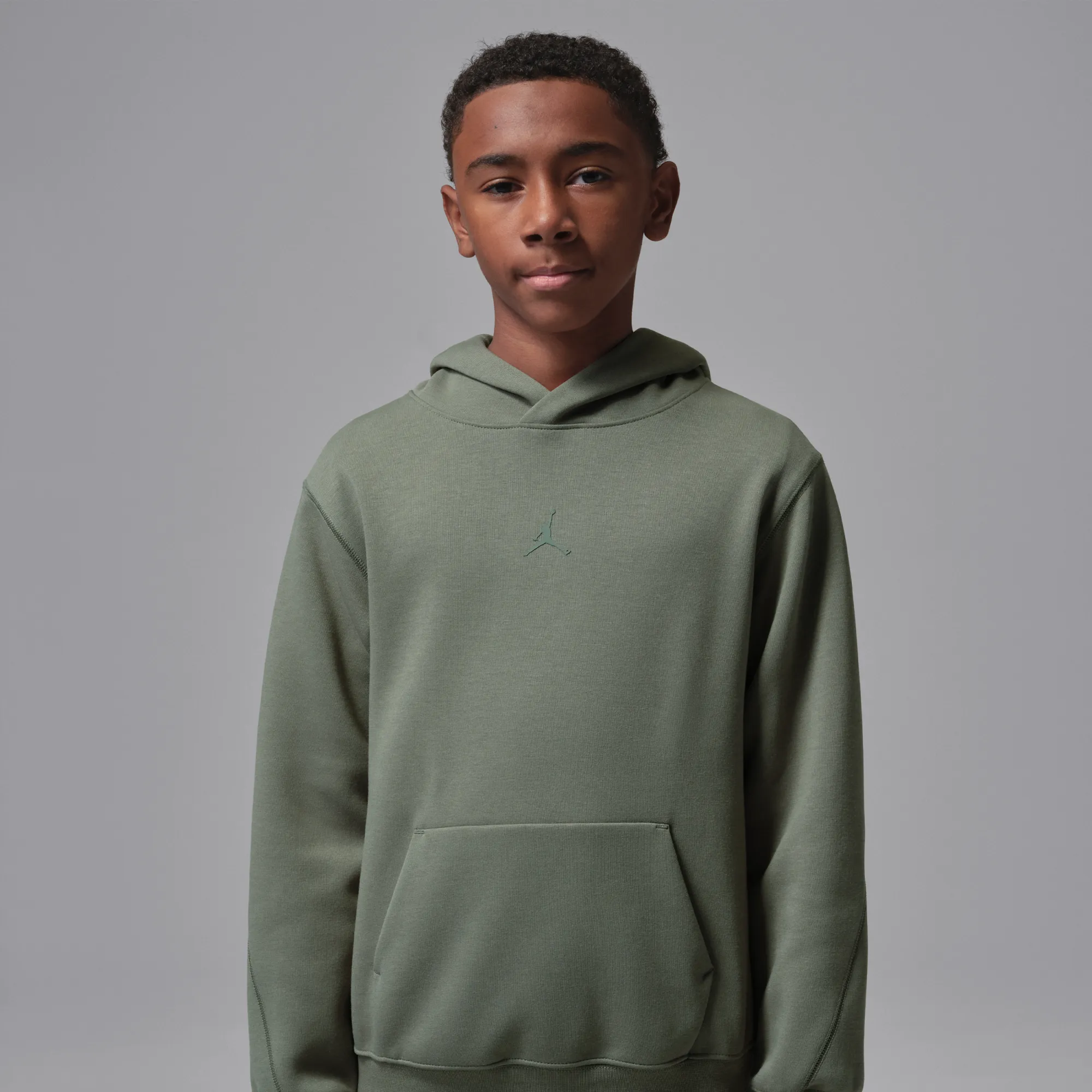 Nike Jordan Older Kids' Dri-FIT Core Sport Pullover Hoodie - Green