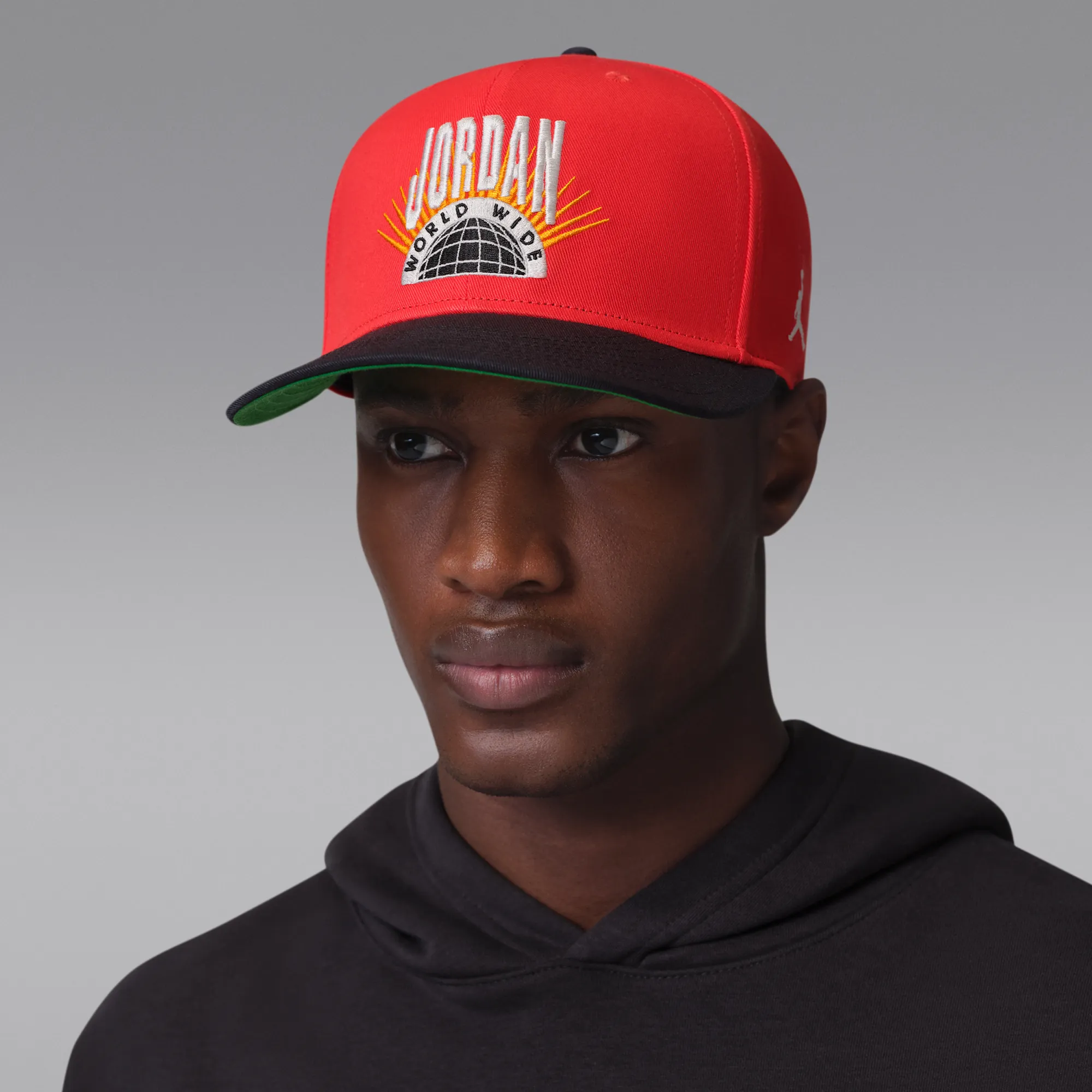 Nike Jordan Essentials Pro Structured Flat Bill Hat - Red - Cotton