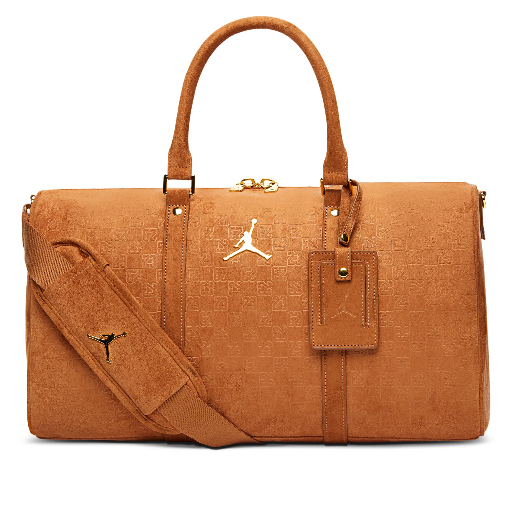 Nike Jordan Suede Monogram Duffel (25L) - Brown