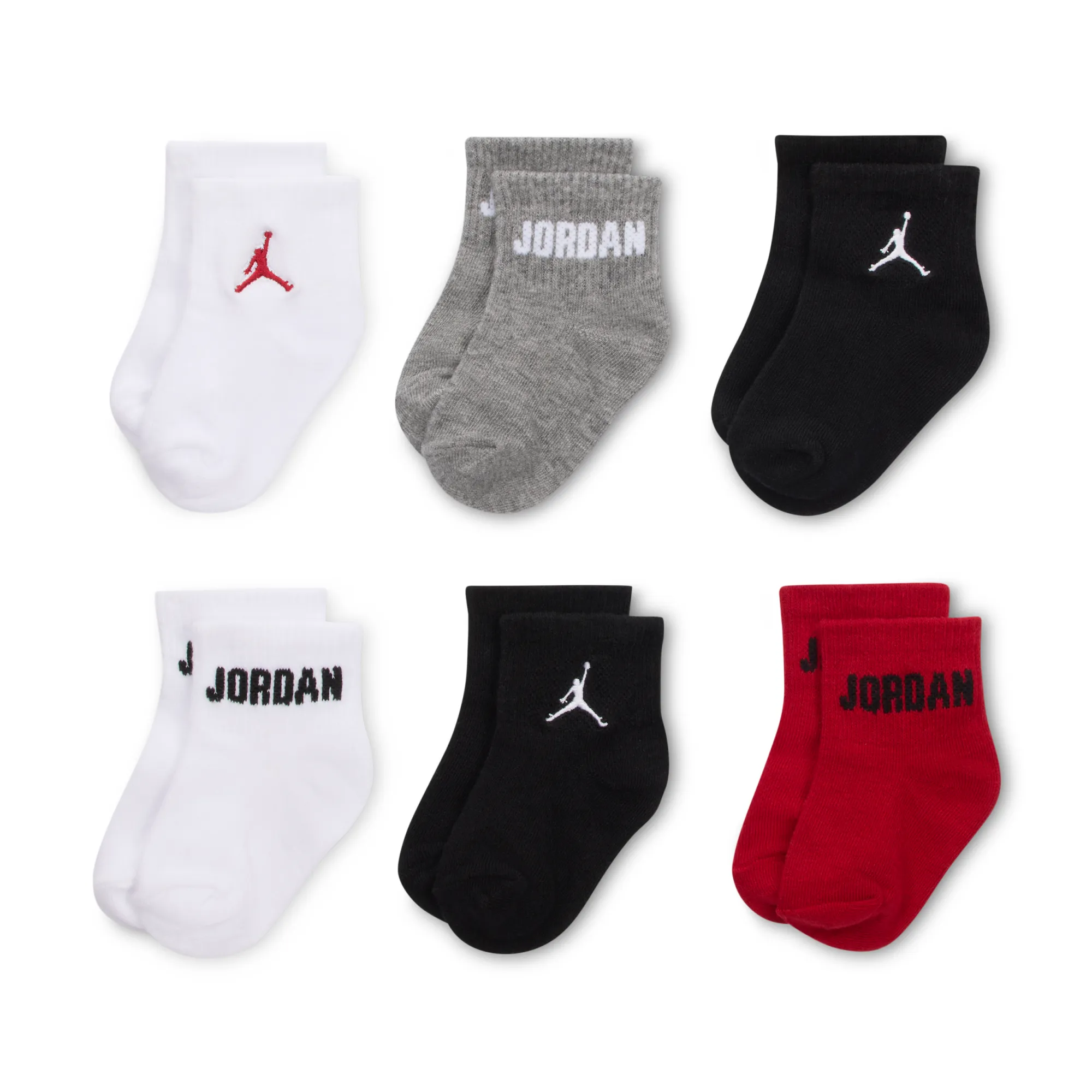 Nike Jordan Everyday Essentials Baby/Toddler Ankle Socks - Red