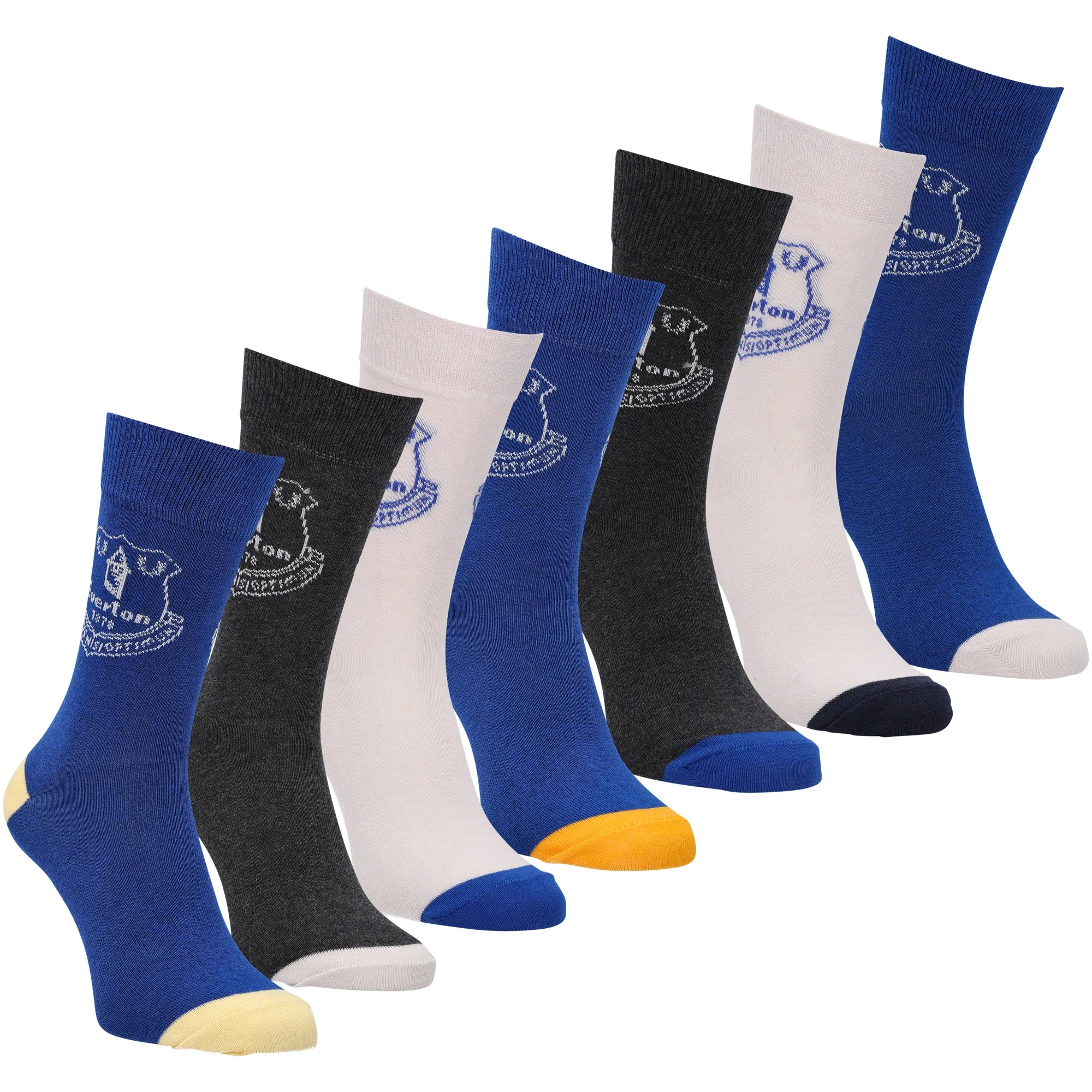 Everton 7 Pack Socks - Unisex