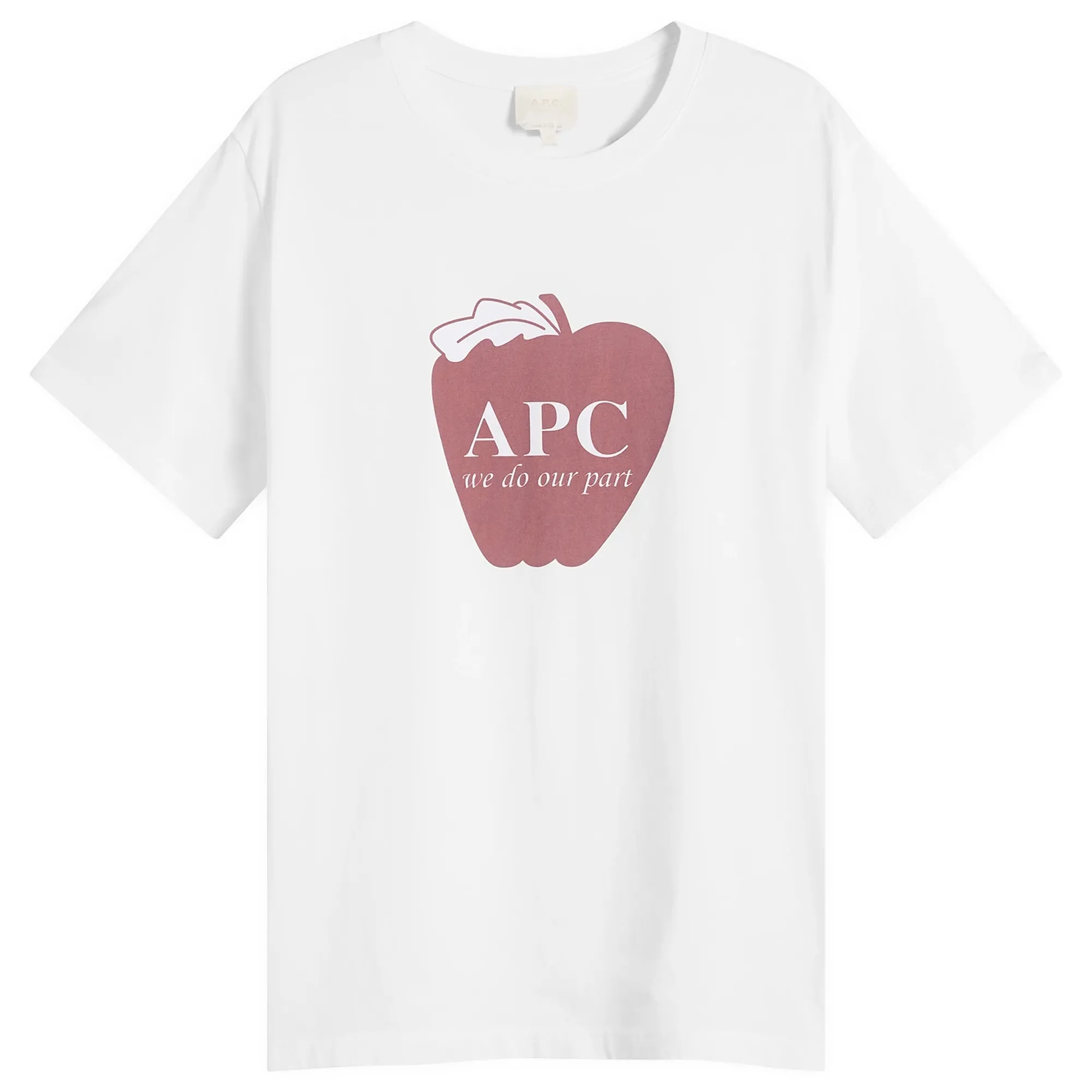 A.P.C. Men's Apple T-Shirt White