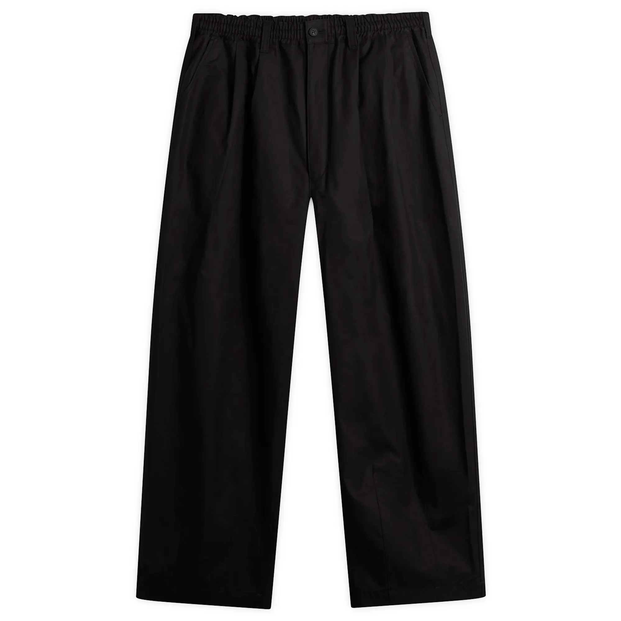 Comme des Garçons Homme Men's Cotton Twill Tailored Trousers Black