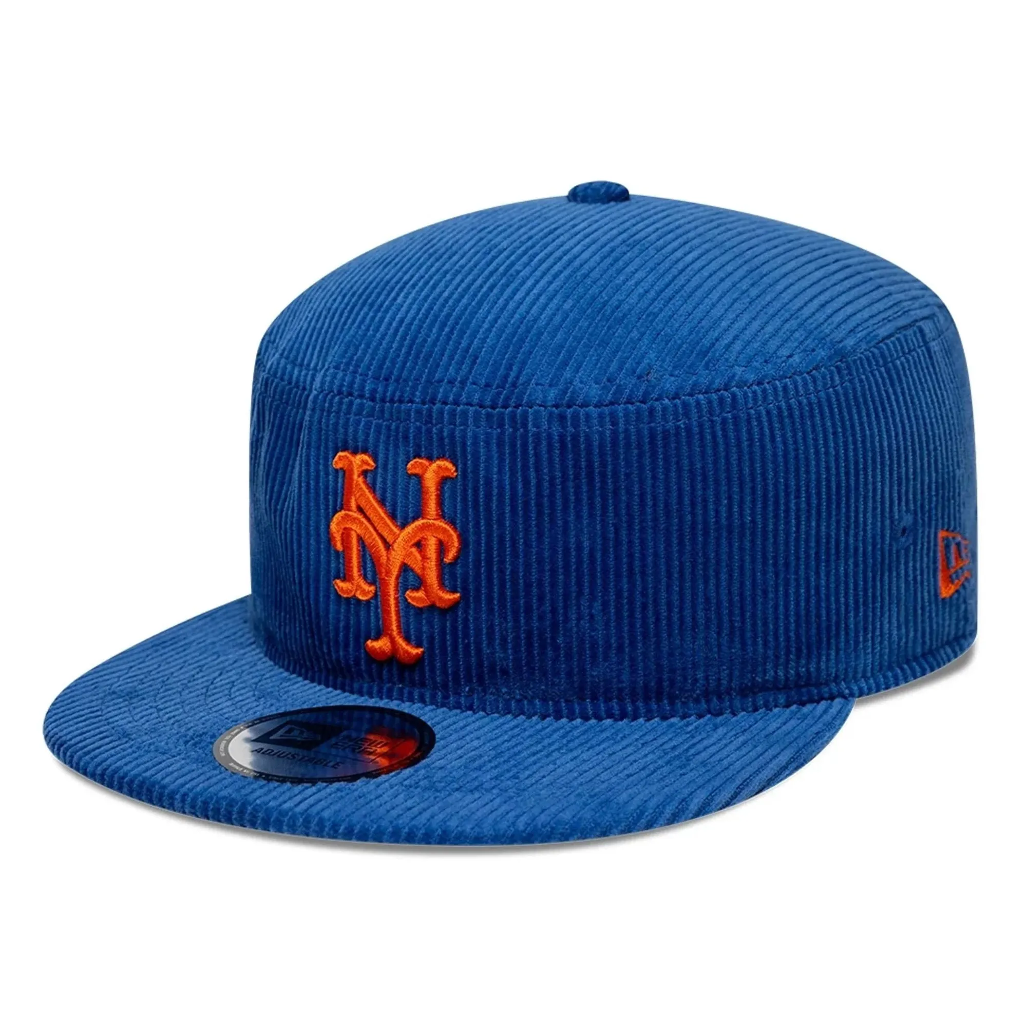 New York Mets MLB Cord Blue Pillbox Adjustable Cap New Era Cap adult unisex