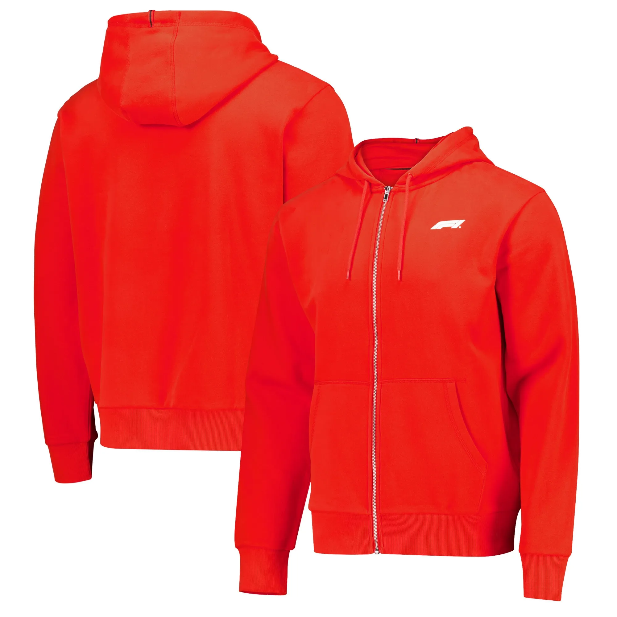 Formula 1 Essentials Small Logo Full Zip Hoodie - Red