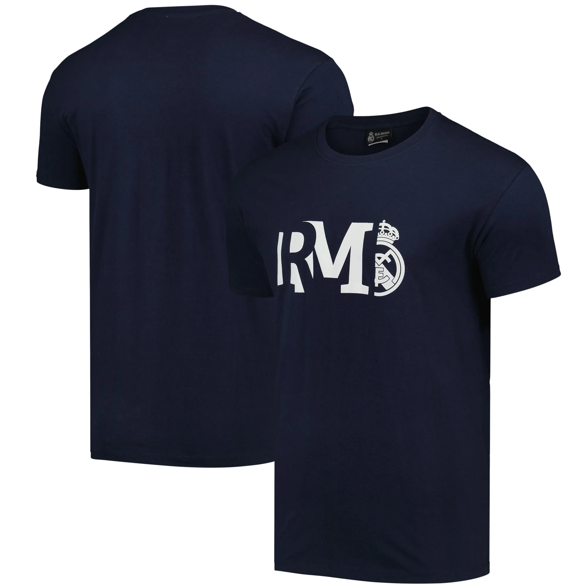 Real Madrid Graphic T-Shirt - Navy - Mens
