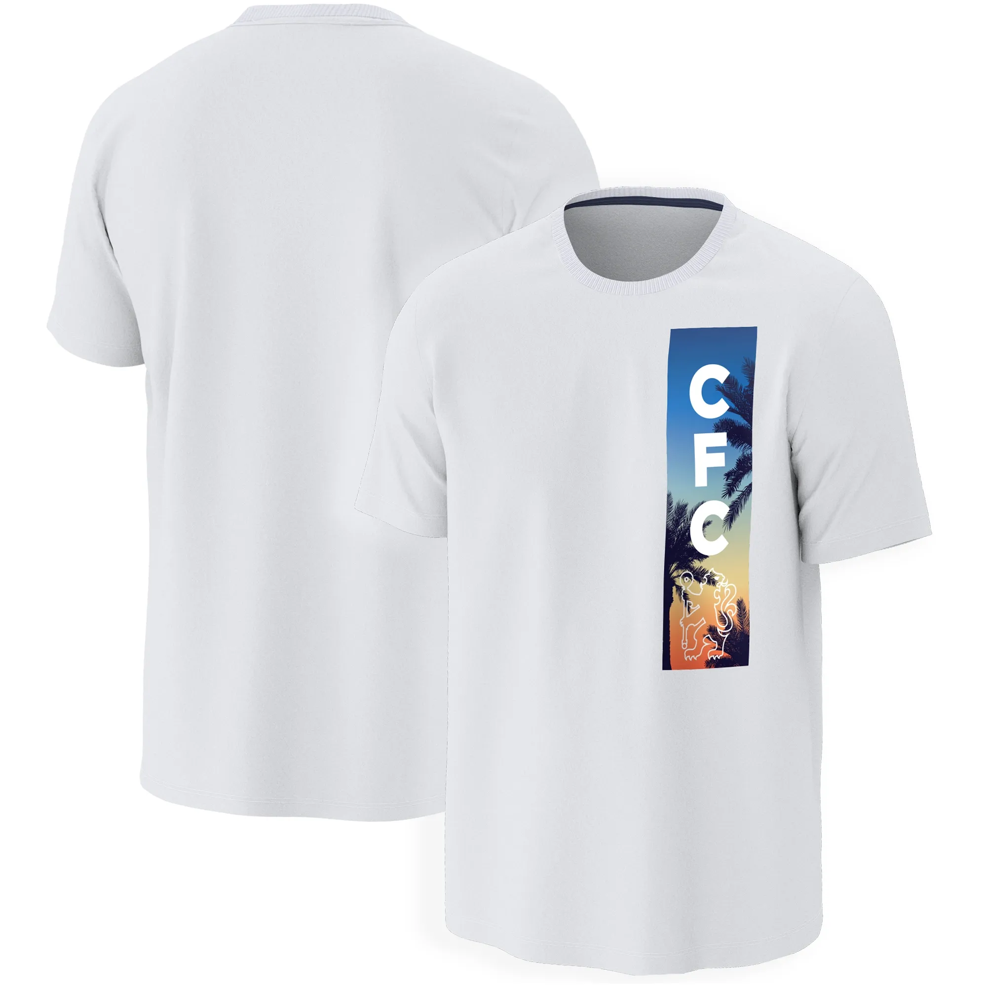 Chelsea Hawaiian Graphic T-Shirt - White - Adults