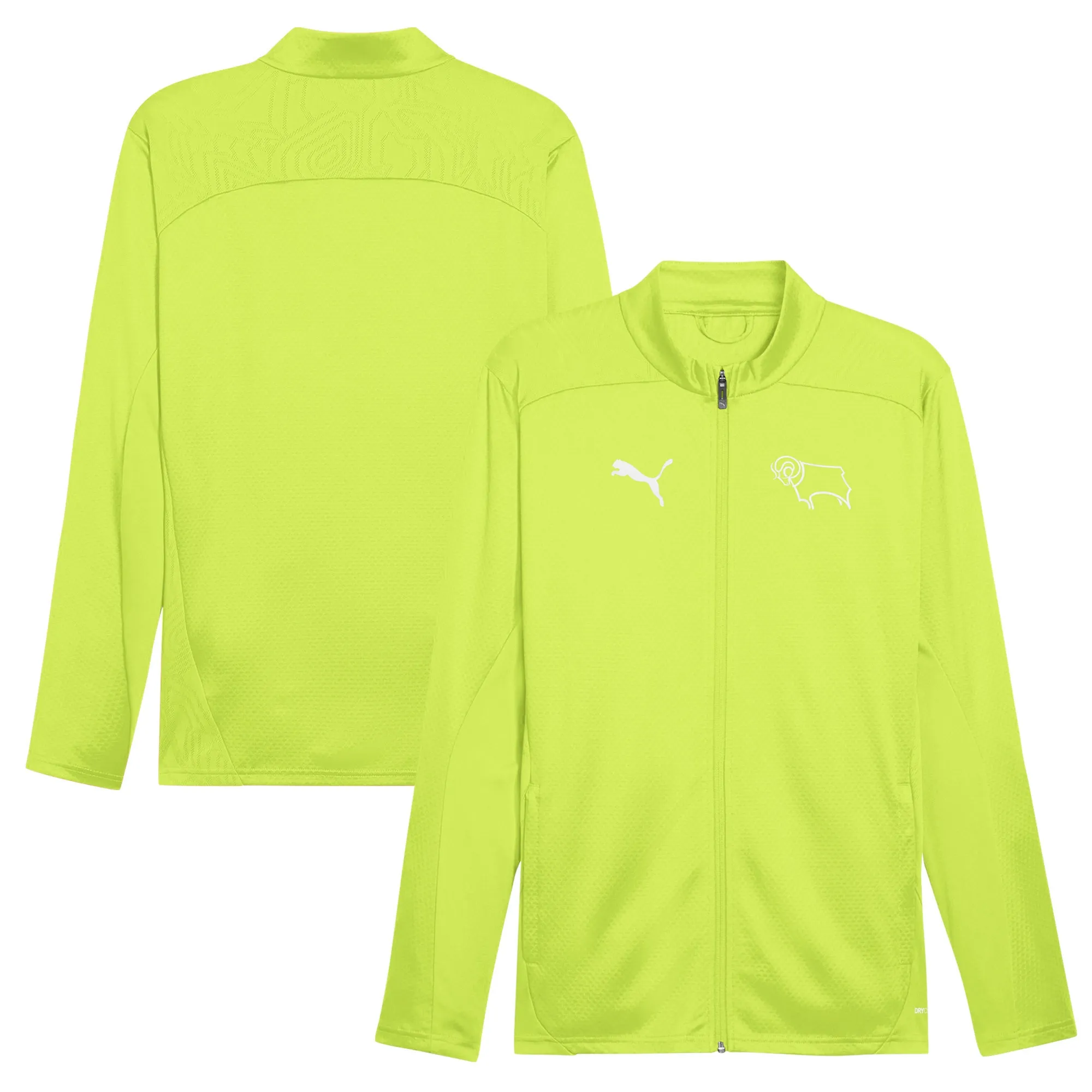 Derby County Puma Training Jacket - Green - Kids