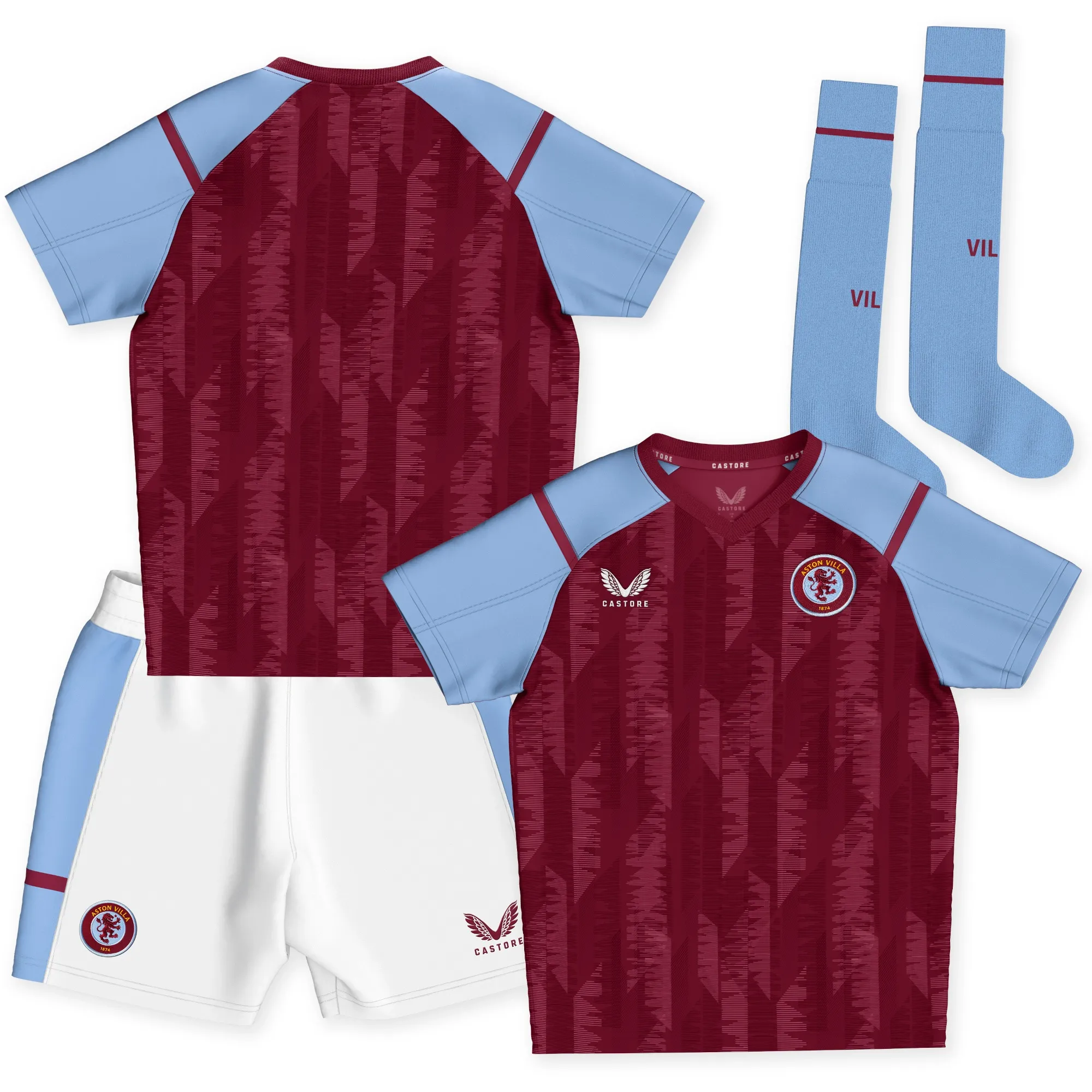 Aston Villa Castore Home Infant Kit 2023-24