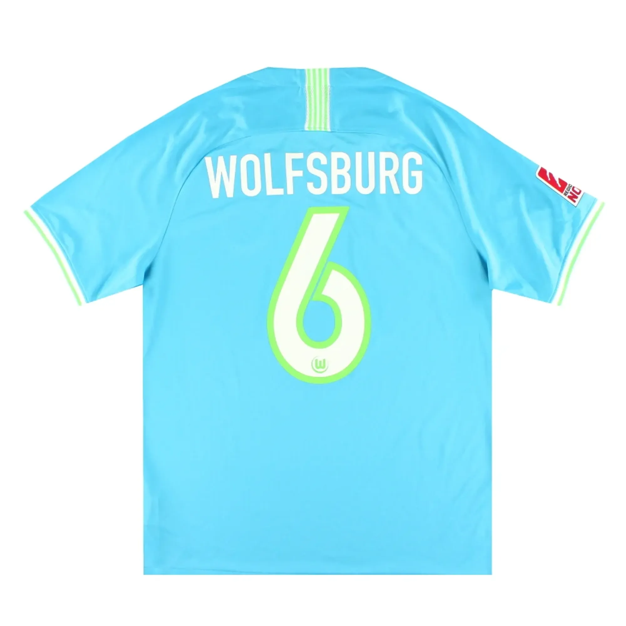 2019-20 Wolfsburg II Nike Match Issue Away Shirt #6 L - Other German Clubs / Excellent 