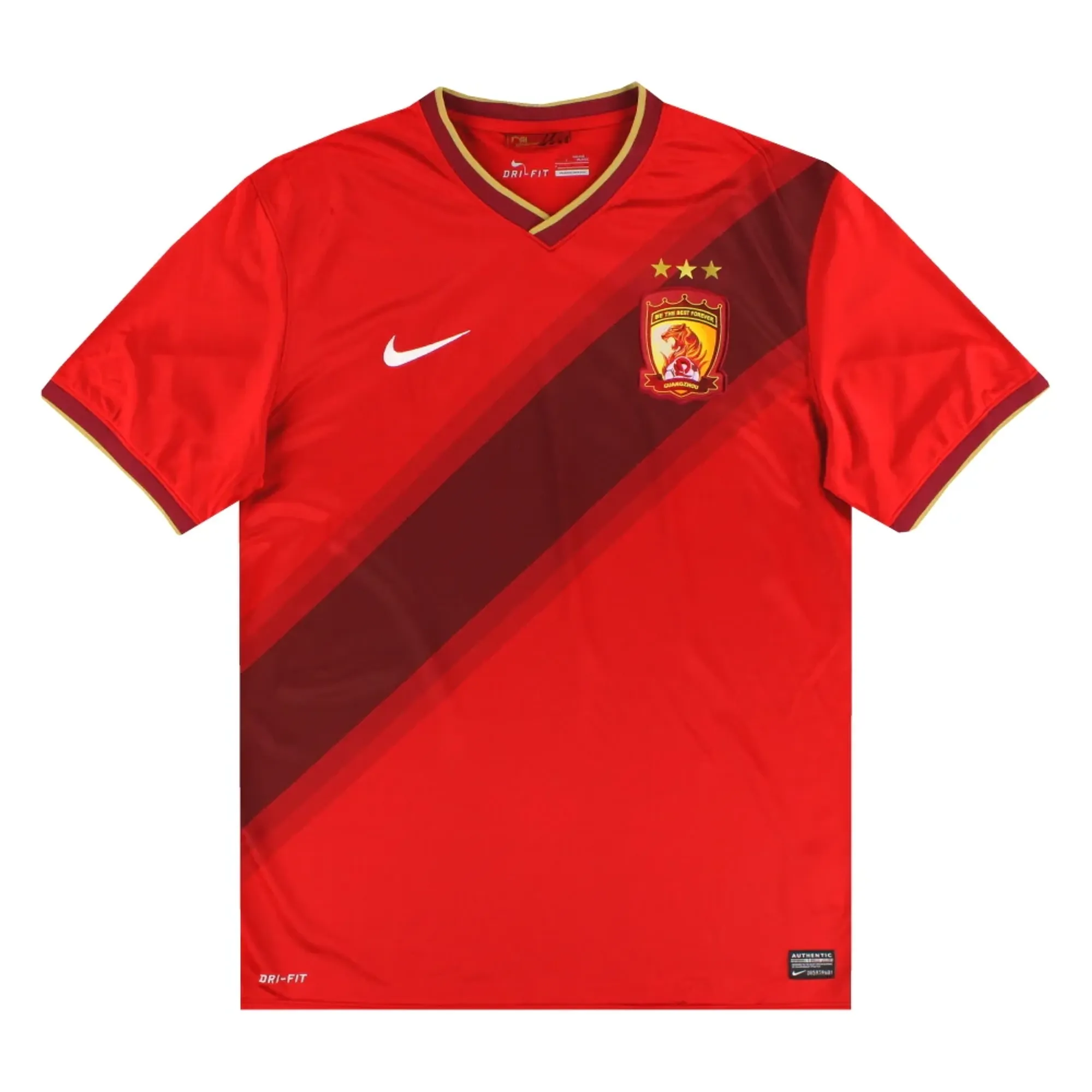 2014 Guangzhou Evergrande Nike Home Shirt XL - Other World Clubs / Excellent 