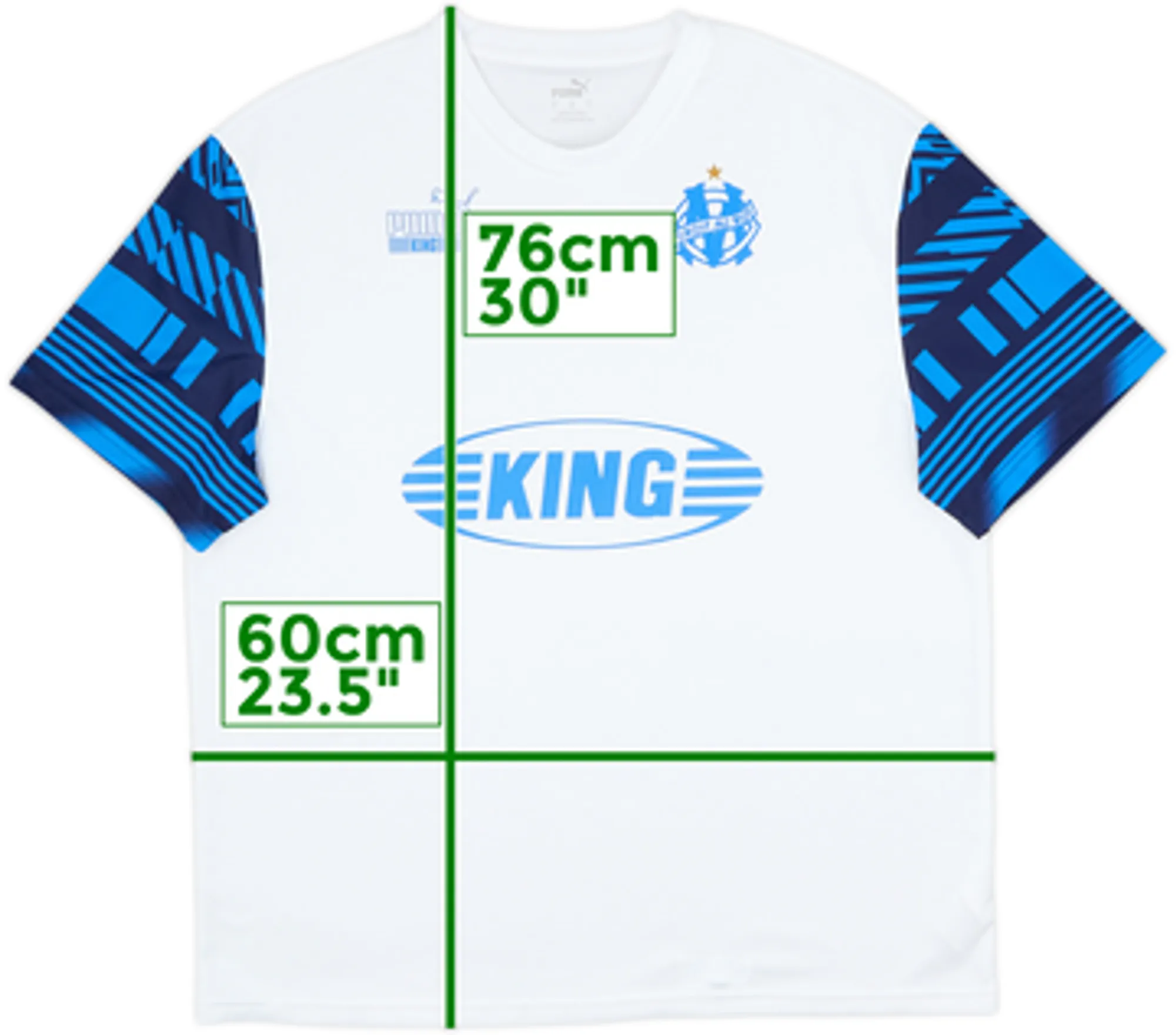 2021-22 Marseille Puma Ftbl Heritage Training Shirt - 10/10 - (L)