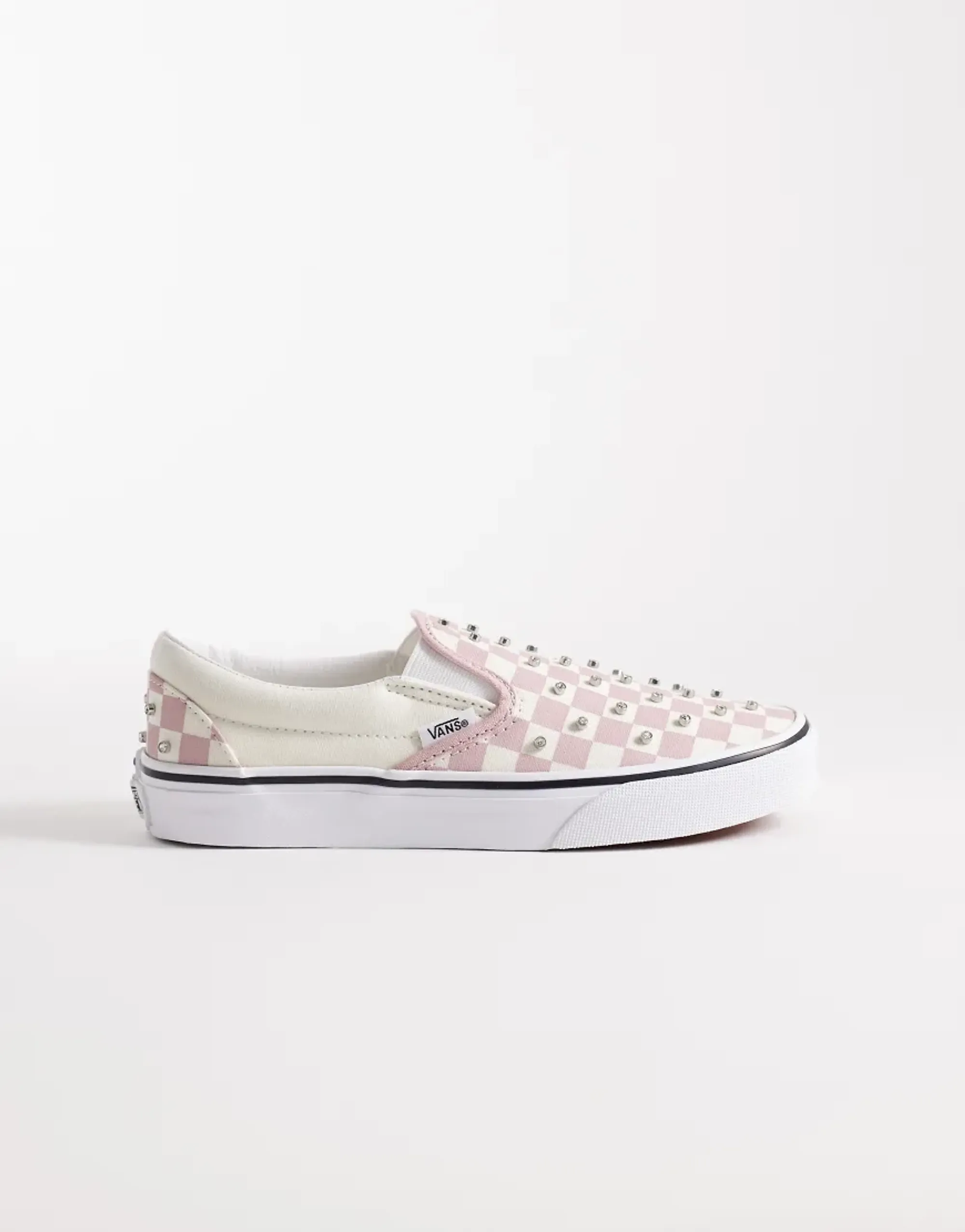Vans  Classic Slip-On RHINESTONE Misty Mauve  women's Slip-ons (Shoes) in Pink