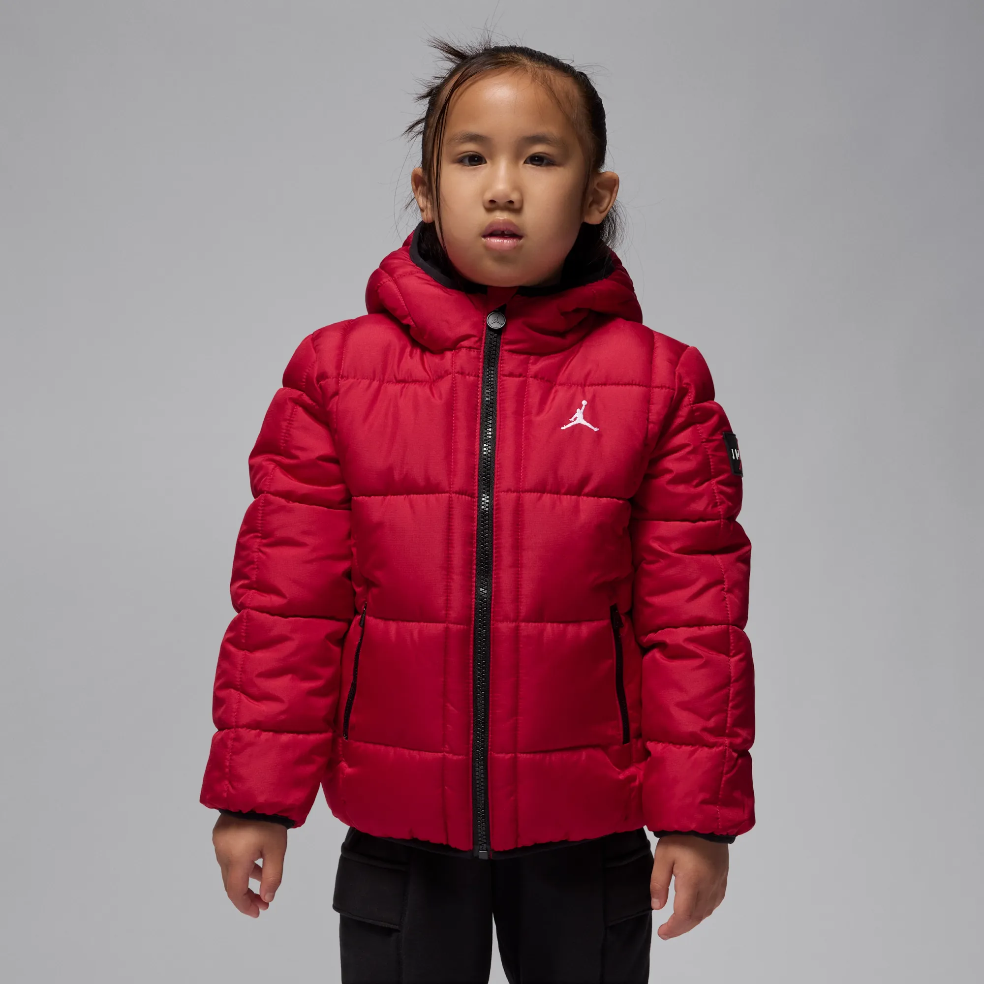 Nike Jordan Younger Kids' Essential Midweight Puffer - Red - Polyester