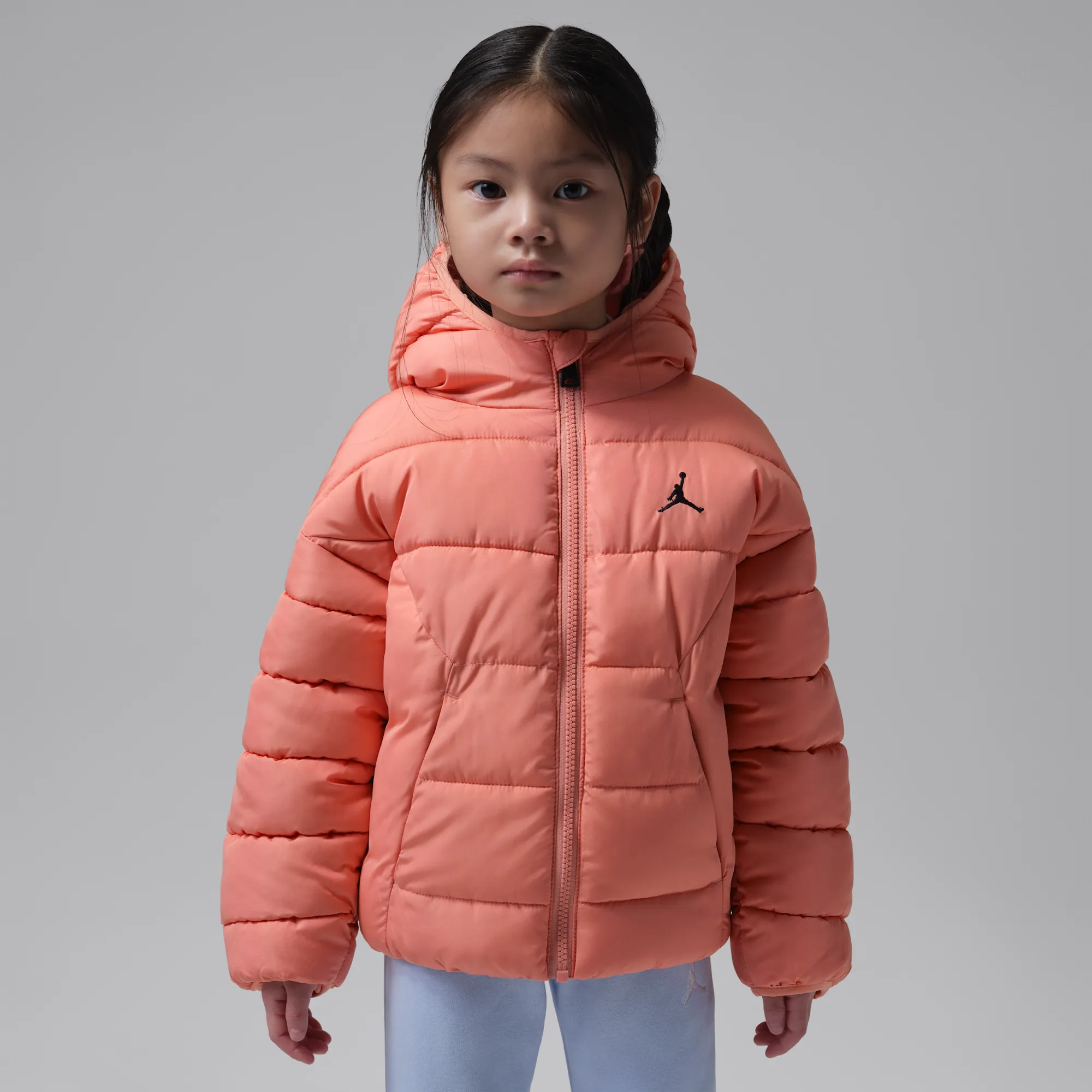 Nike Jordan Younger Kids' Brooklyn Puffer - Orange - Polyester