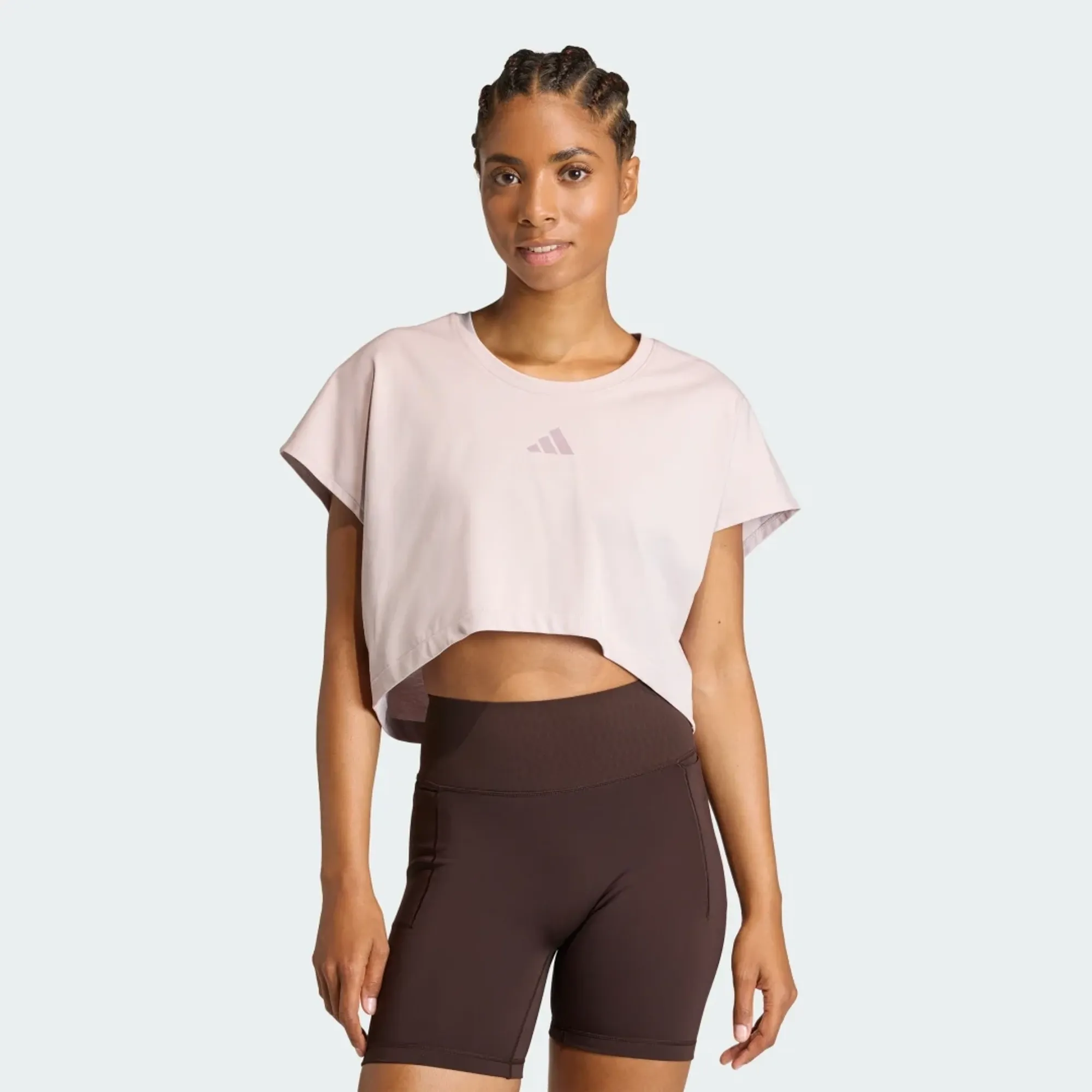 adidas PrimeLift Workout Cropped Boxy 3-stripes Tank